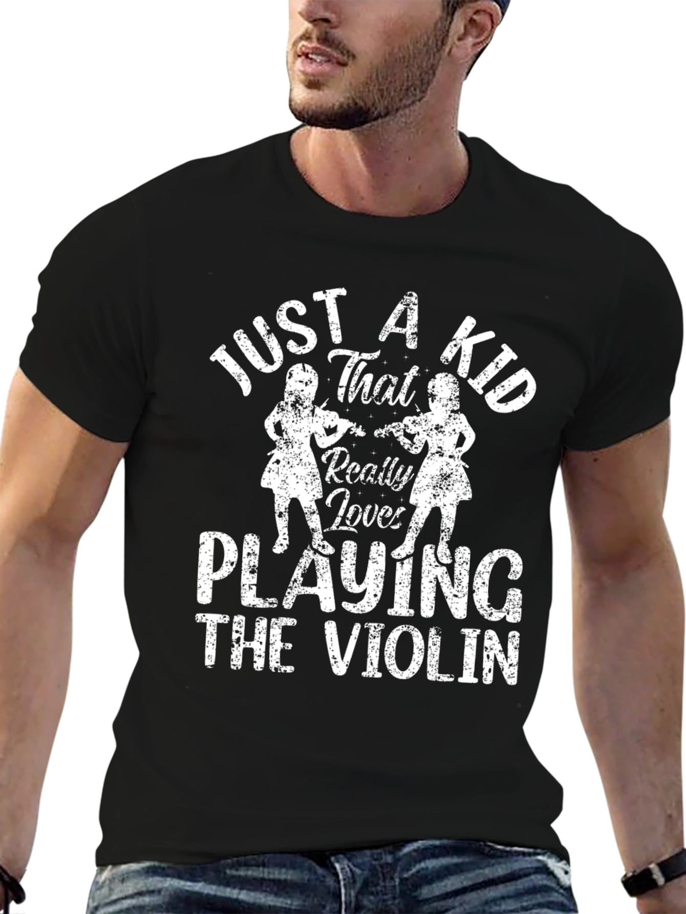 Just A Kid That Loves Playing Violin T-Shirt
