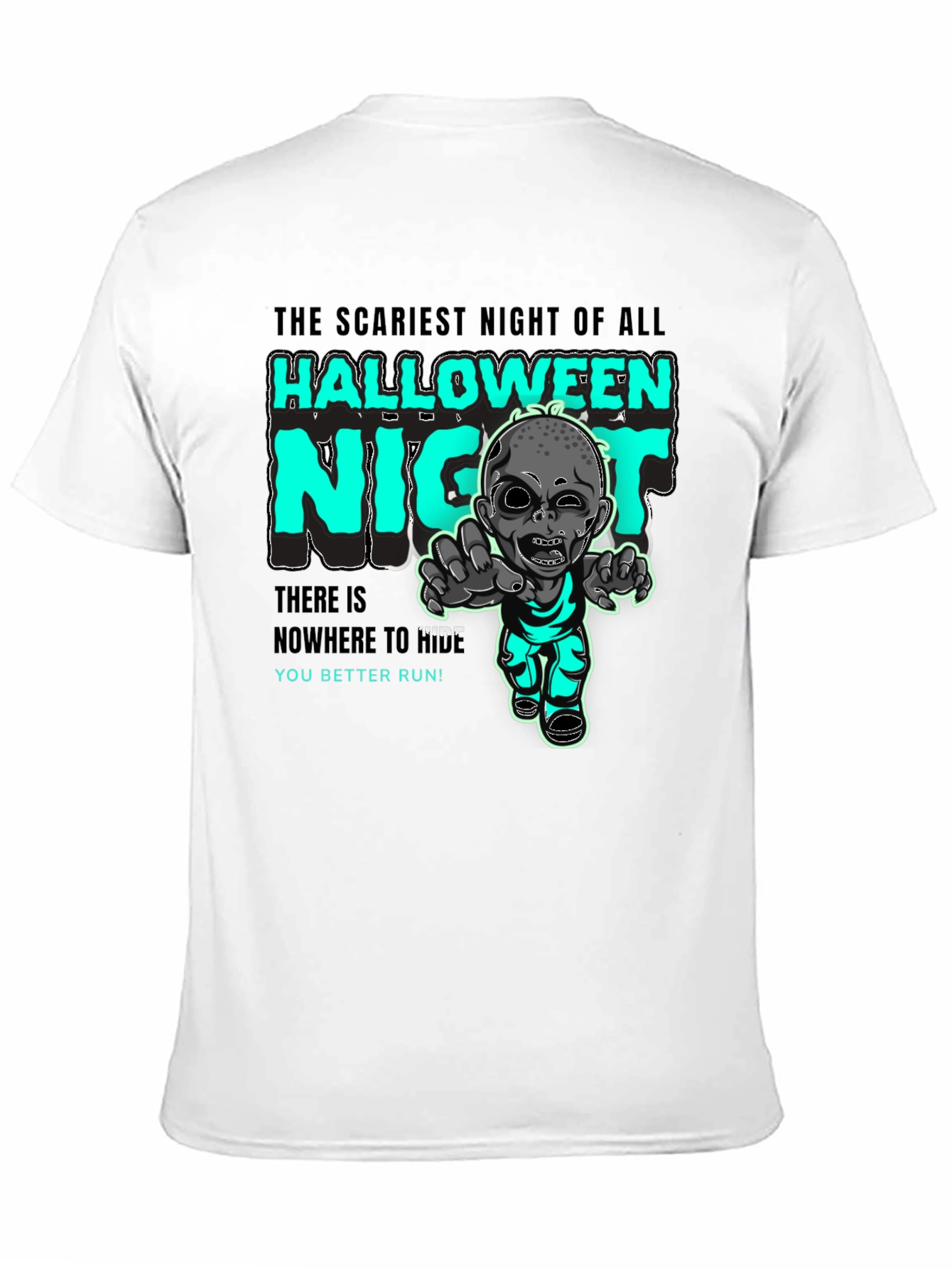 Halloween Zombie Night T-Shirt - Scary Tee