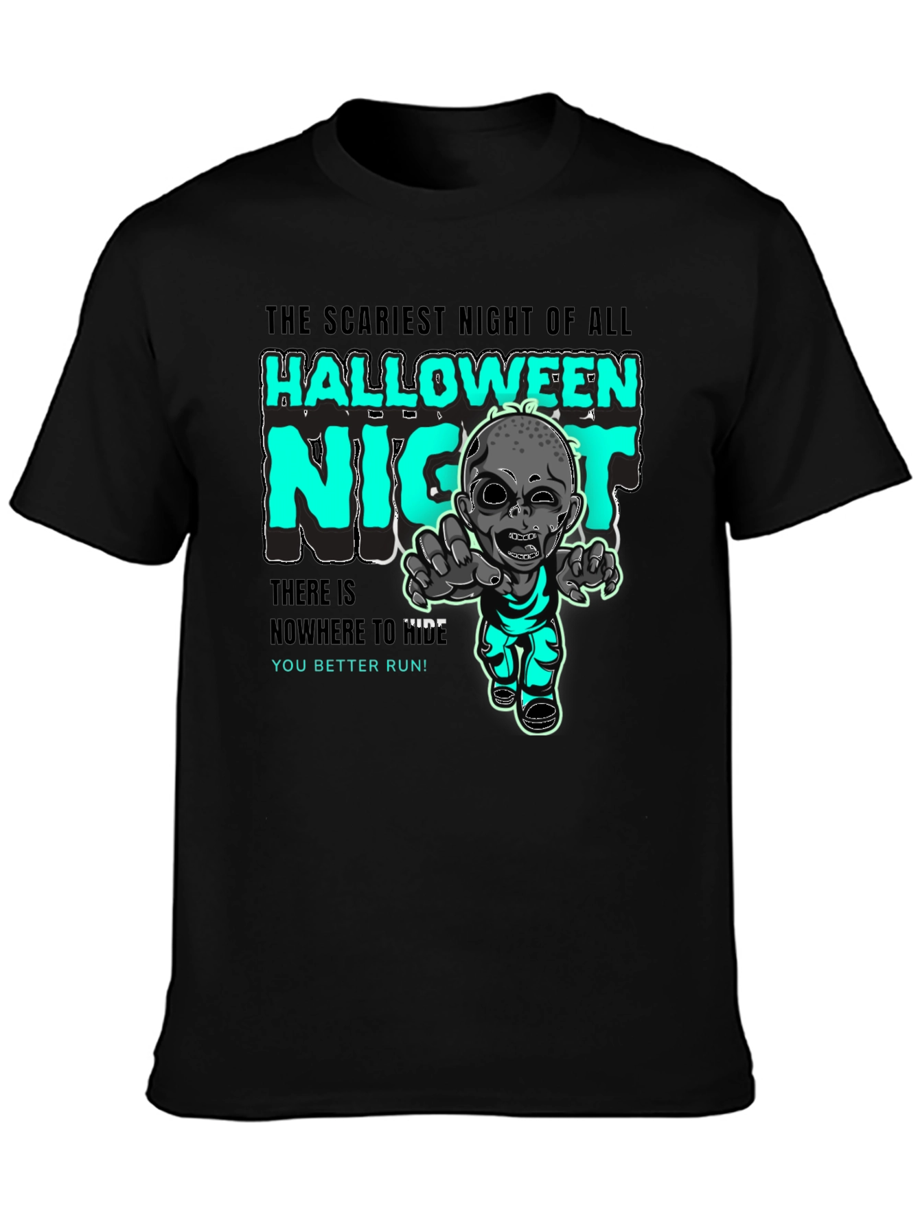 Halloween Zombie Night T-Shirt - Scary Tee