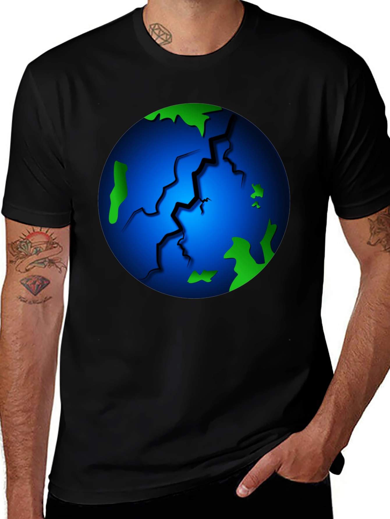 Cracked Earth Graphic T-Shirt - Global Issues Tee