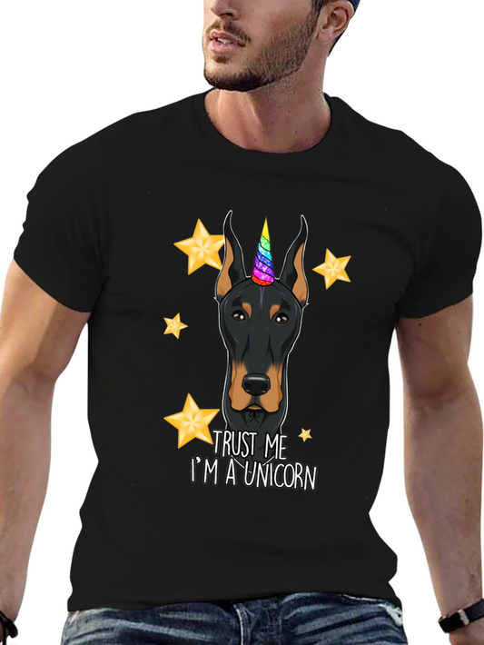 Doberman Unicorn T-Shirt - Trust Me