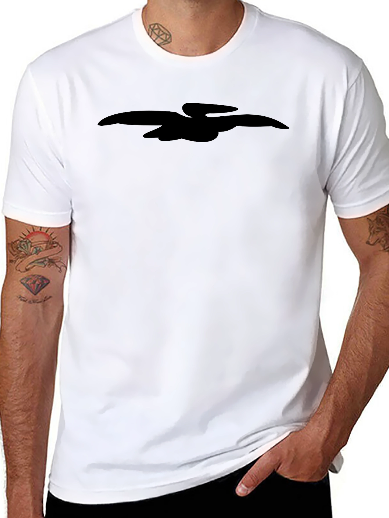 Black Bird Silhouette T-Shirt
