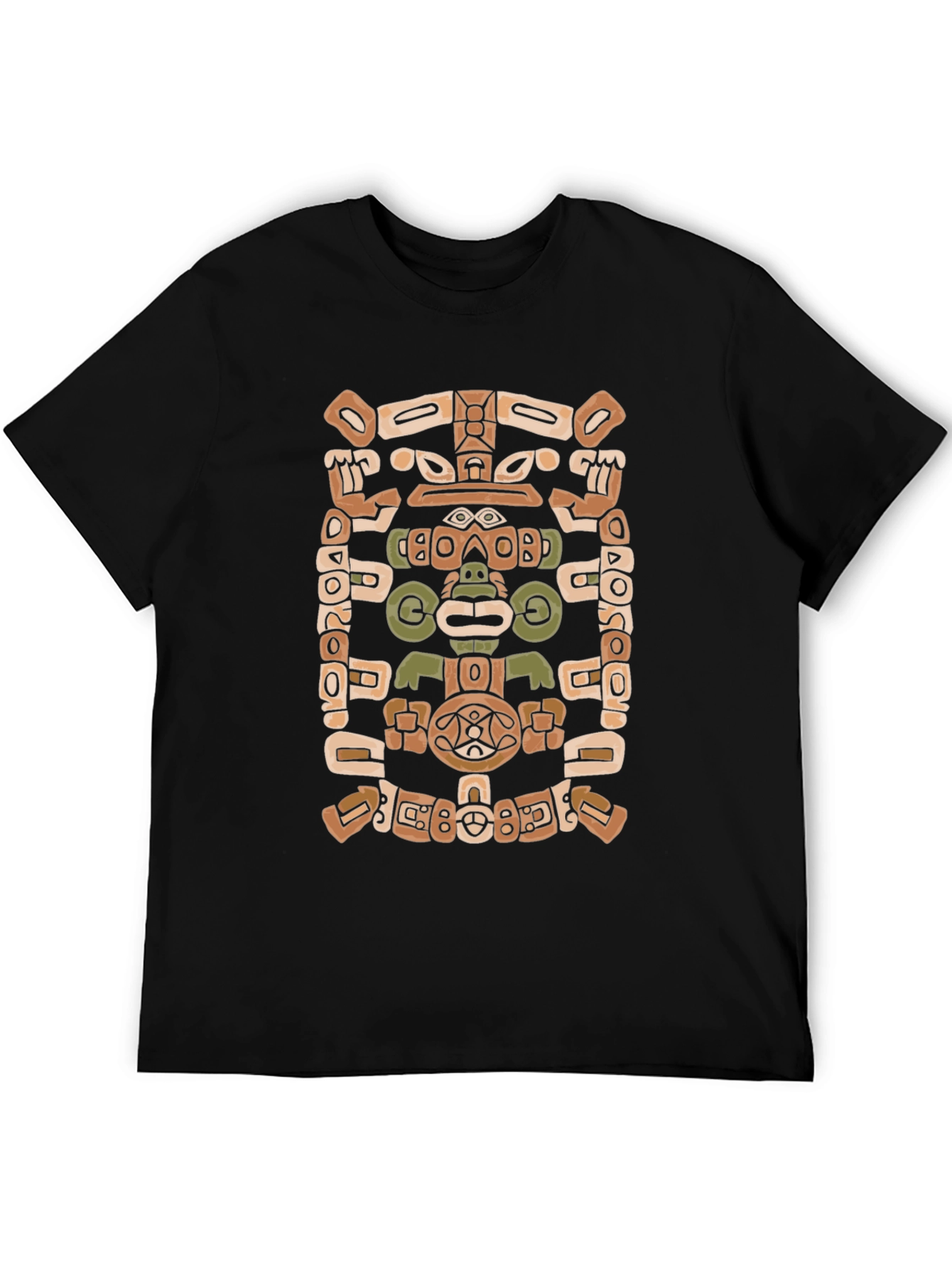 Aztec Glyph Black T-Shirt