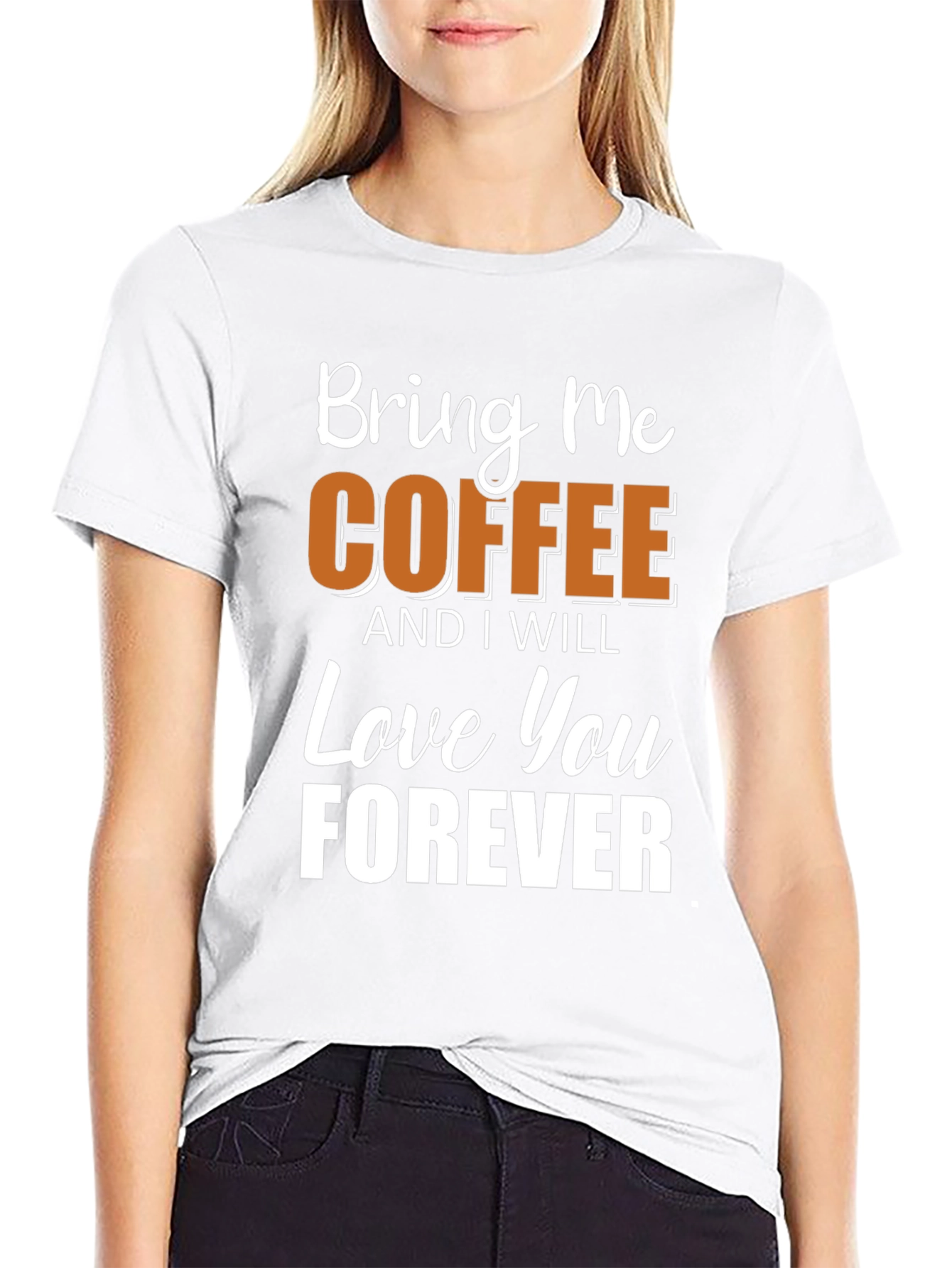 Bring Me Coffee T-Shirt - Soft Cotton Blend