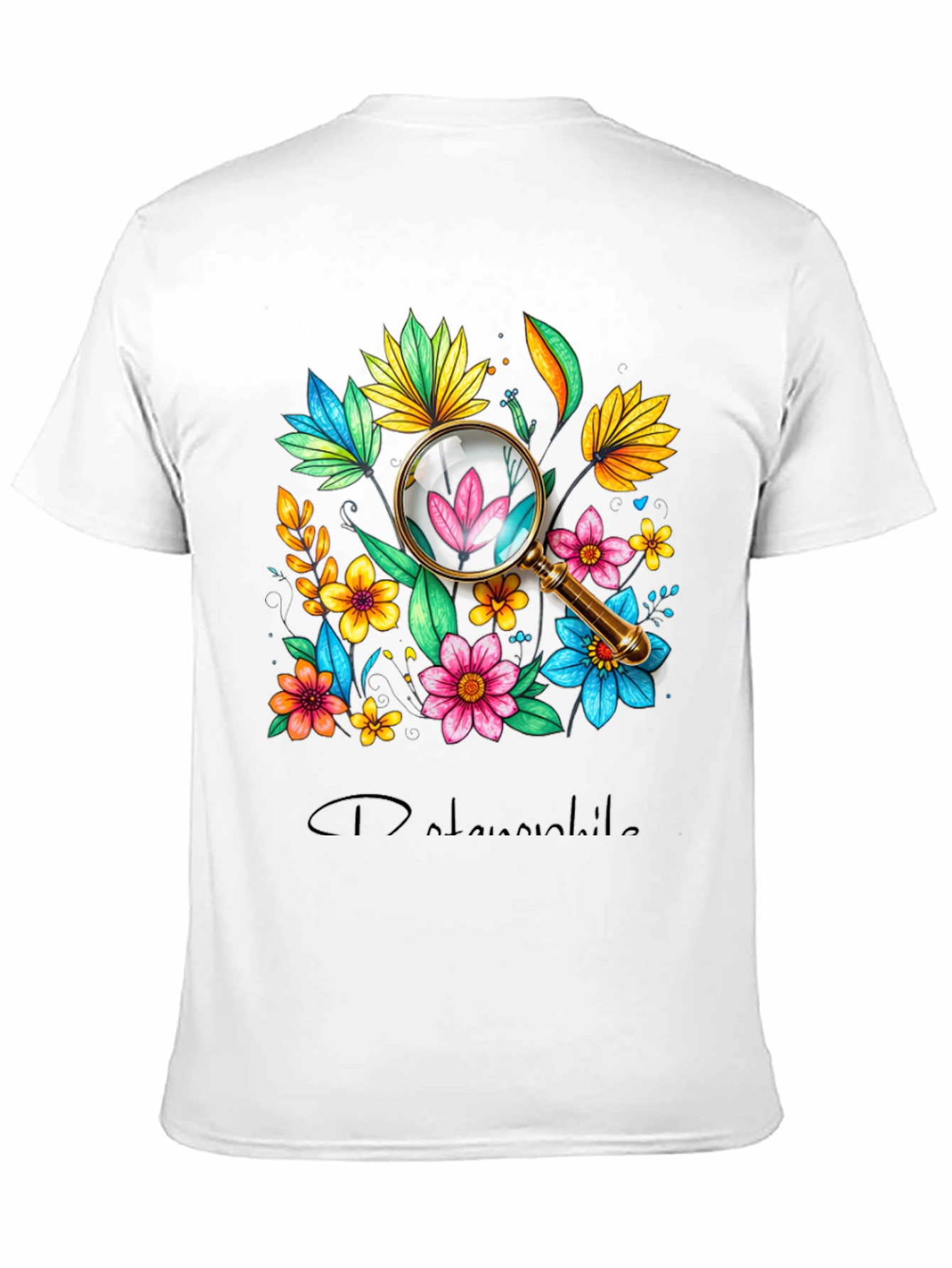 Botanical Magnifying Glass Graphic Tee