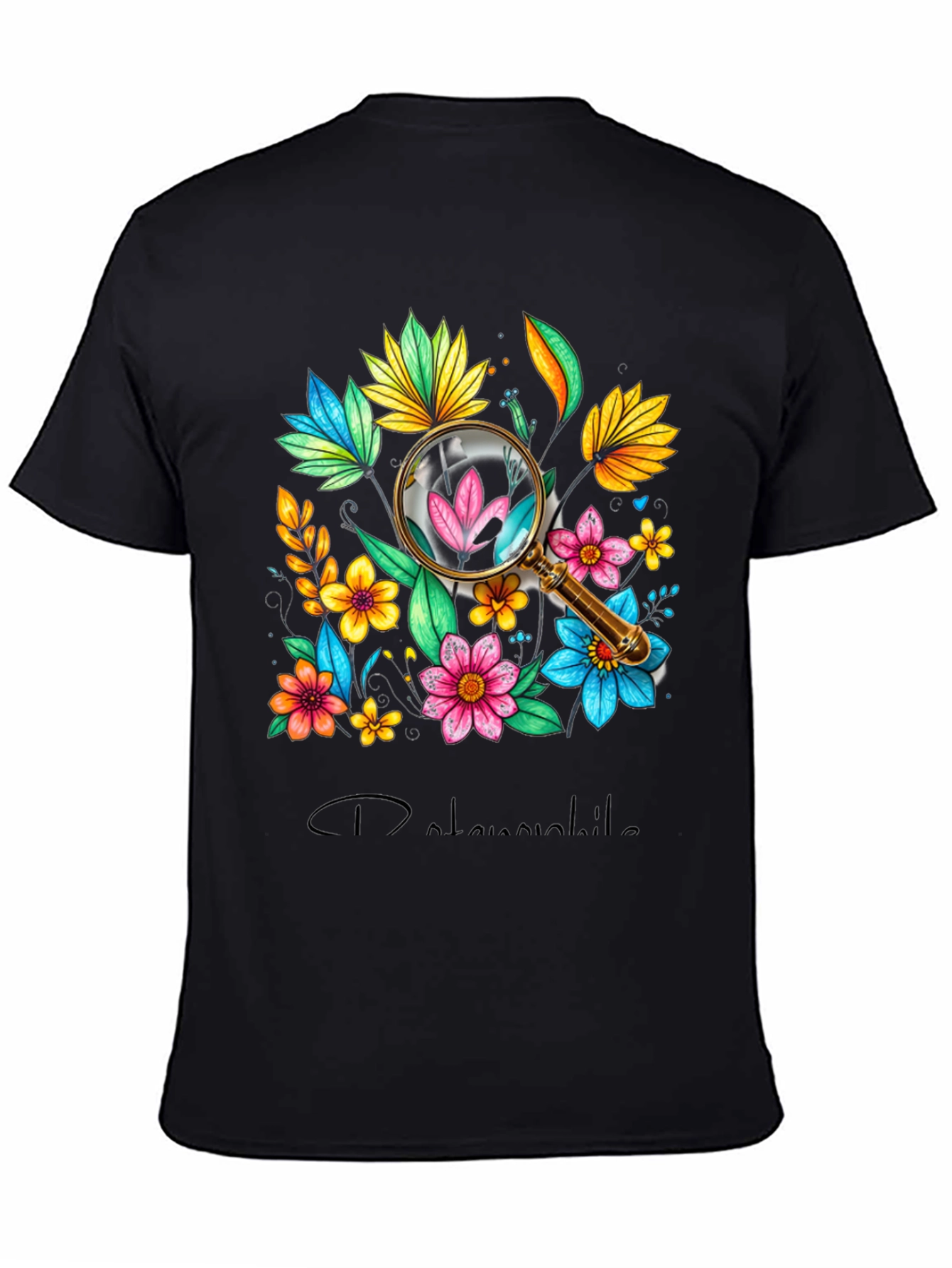 Botanical Magnifying Glass Graphic Tee