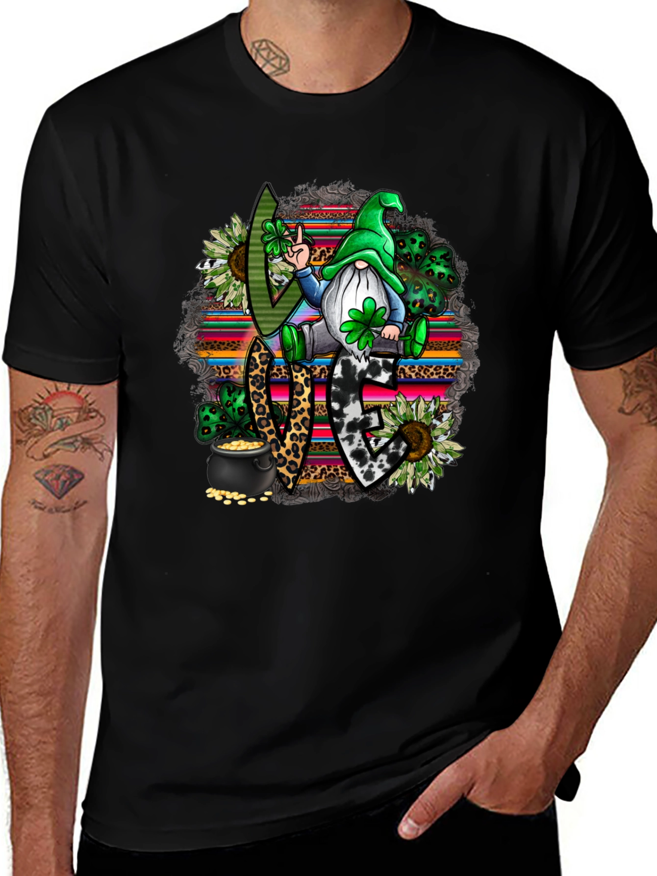 St. Patricks Day Gnome Love T-Shirt