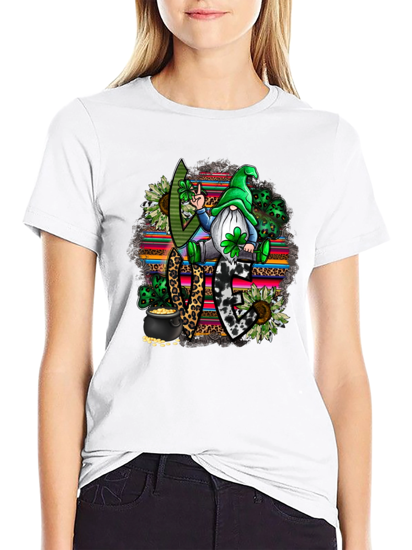 St. Patricks Day Gnome Love T-Shirt
