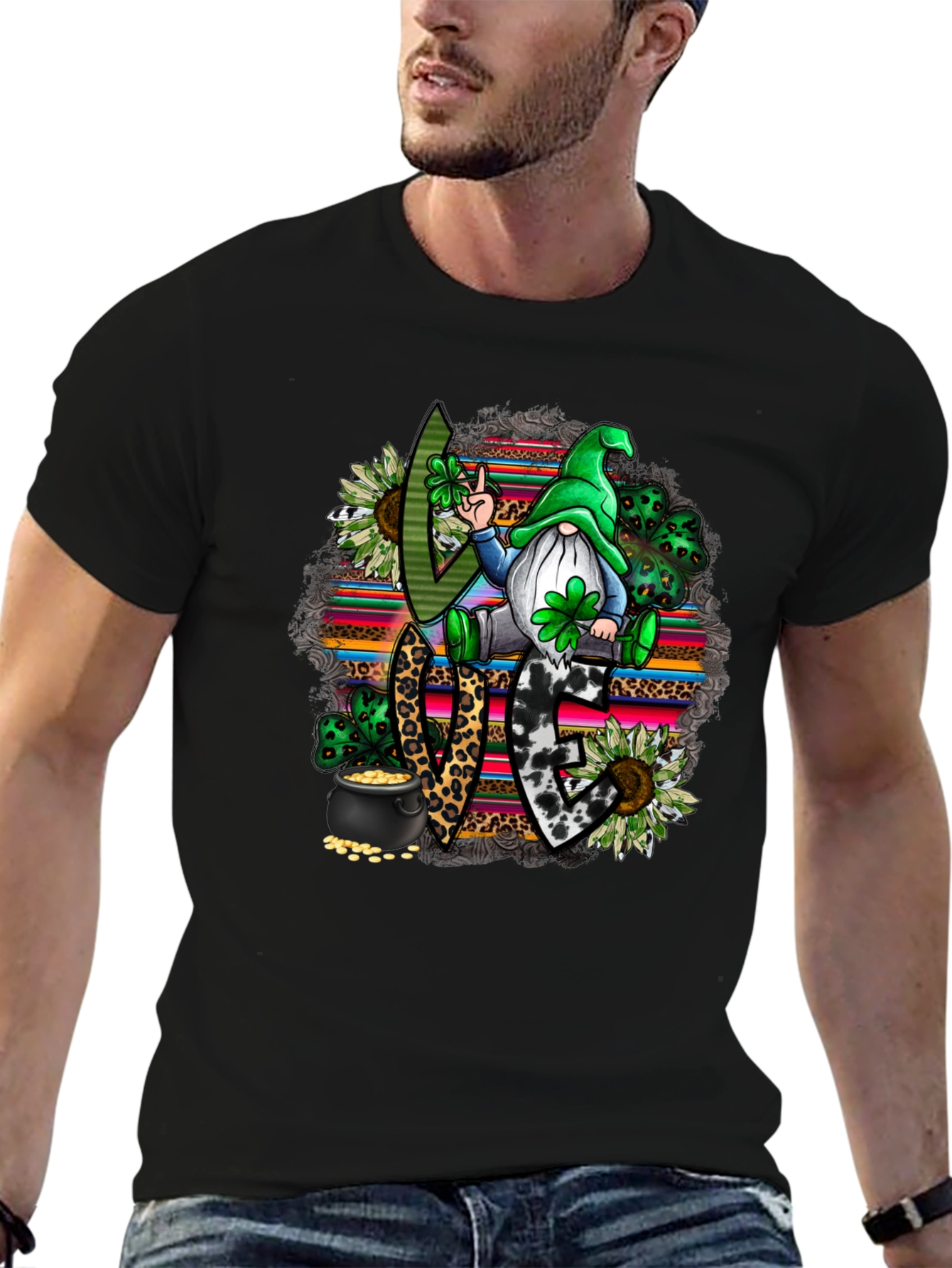 St. Patricks Day Gnome Love T-Shirt