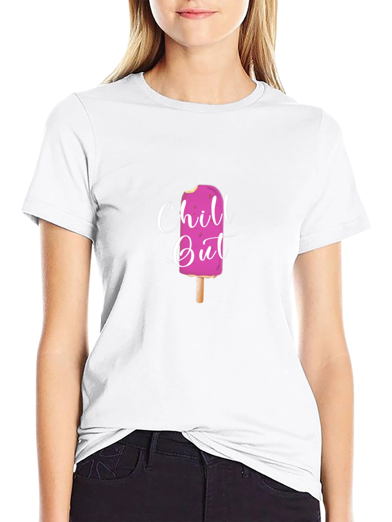 Chill Out Popsicle Graphic Tee - Relaxed Fit