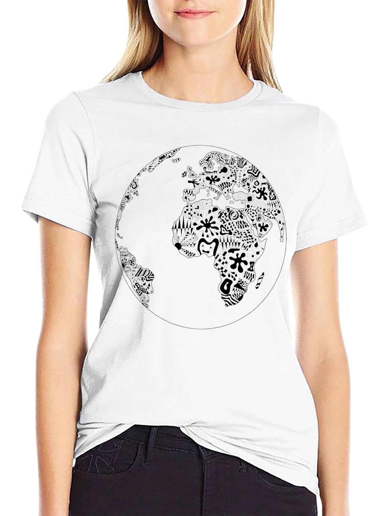 Earth Graphic Tee - Black
