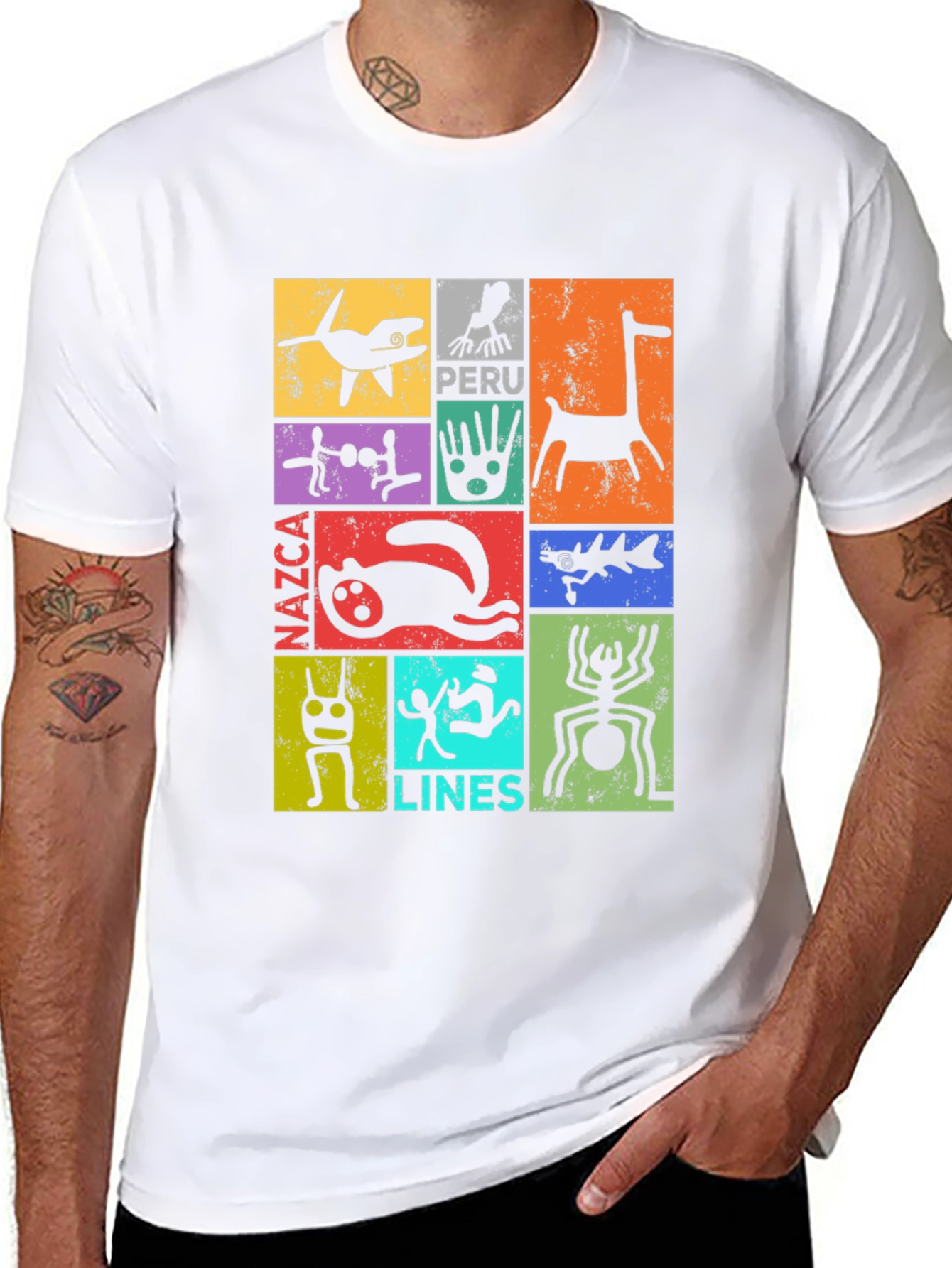 Nazca Lines Peru Graphic T-Shirt