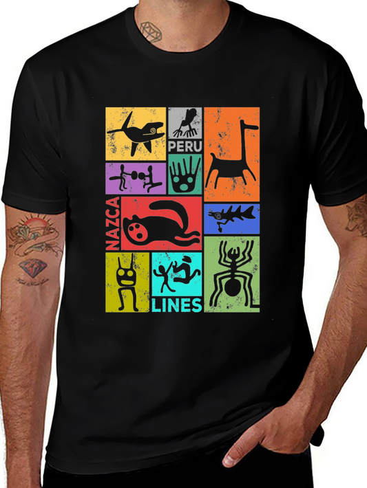 Nazca Lines Peru Graphic T-Shirt