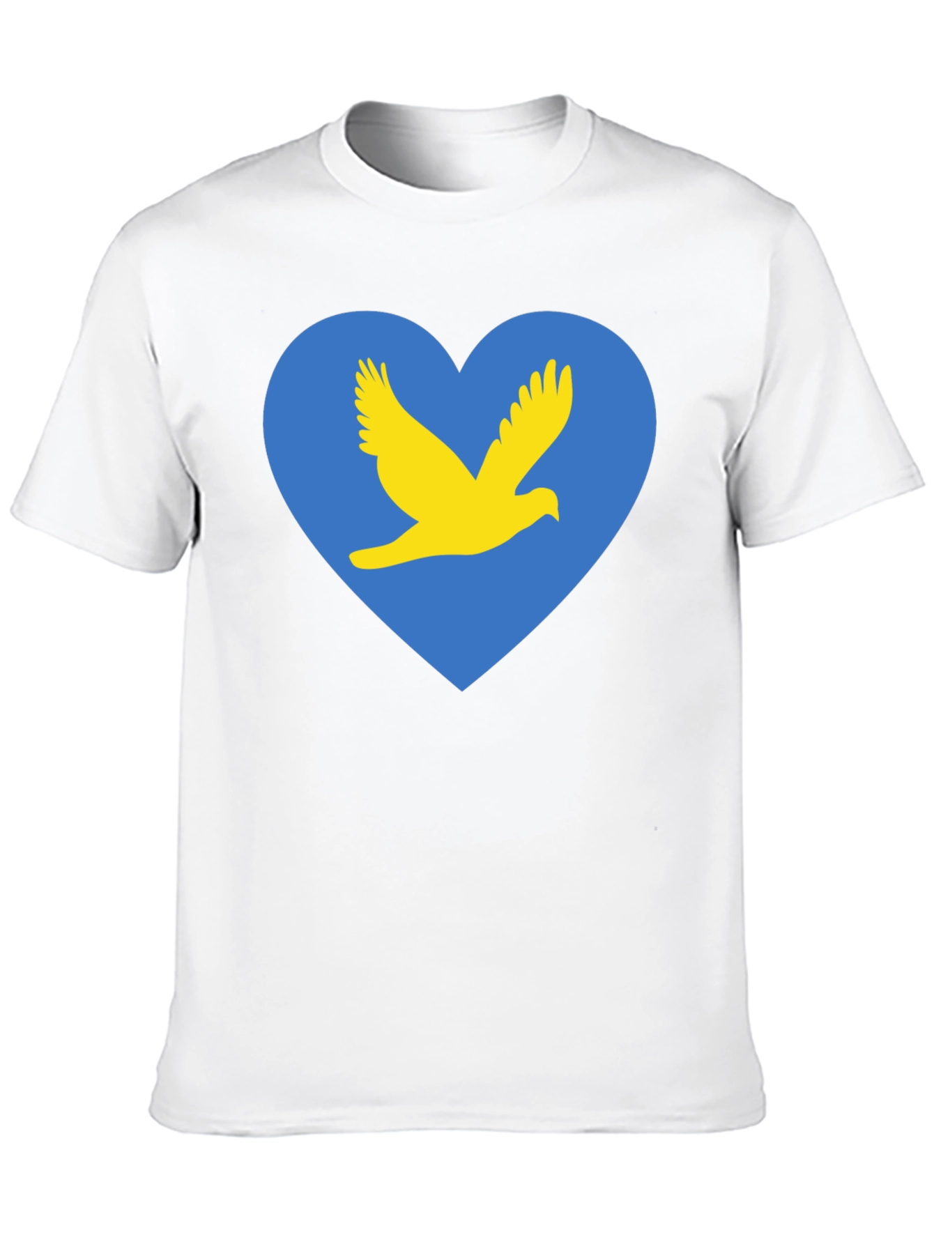 Peace Dove Heart T-Shirt - Stylish Graphic Tee