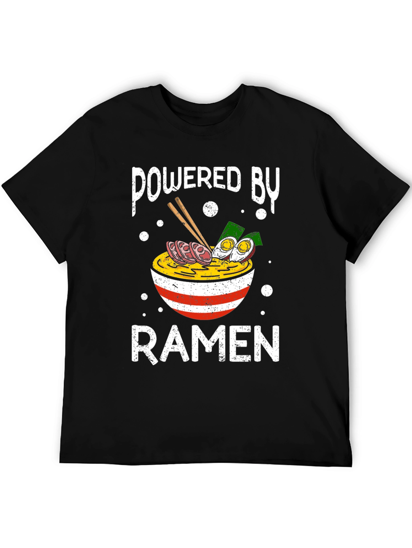 Powered by Ramen Funny Foodie T-Shirt