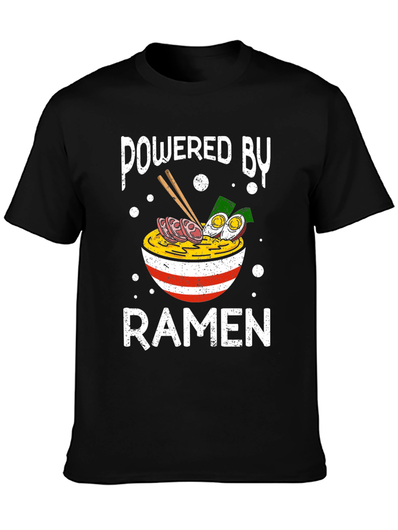 Powered by Ramen Funny Foodie T-Shirt