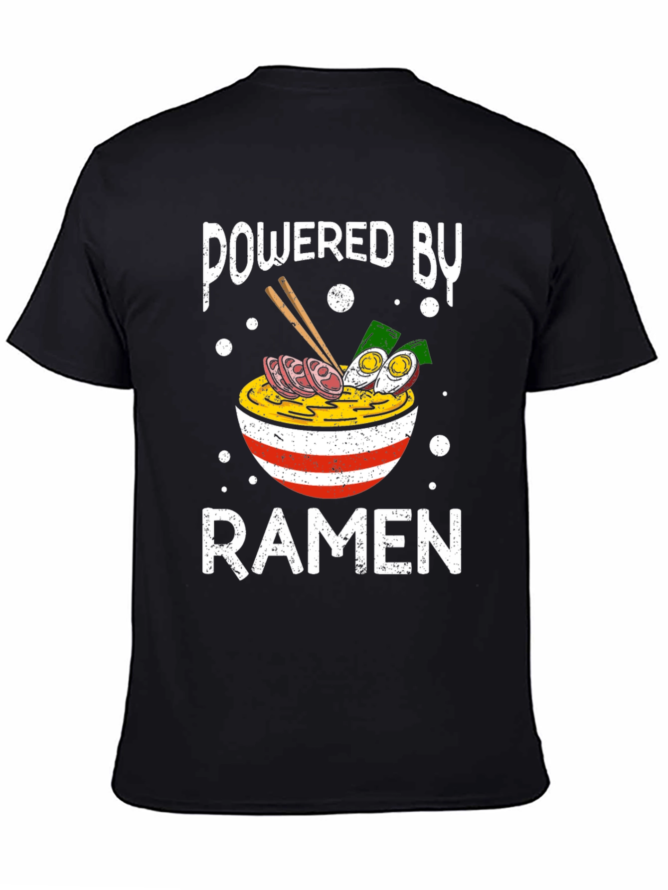 Powered by Ramen Funny Foodie T-Shirt