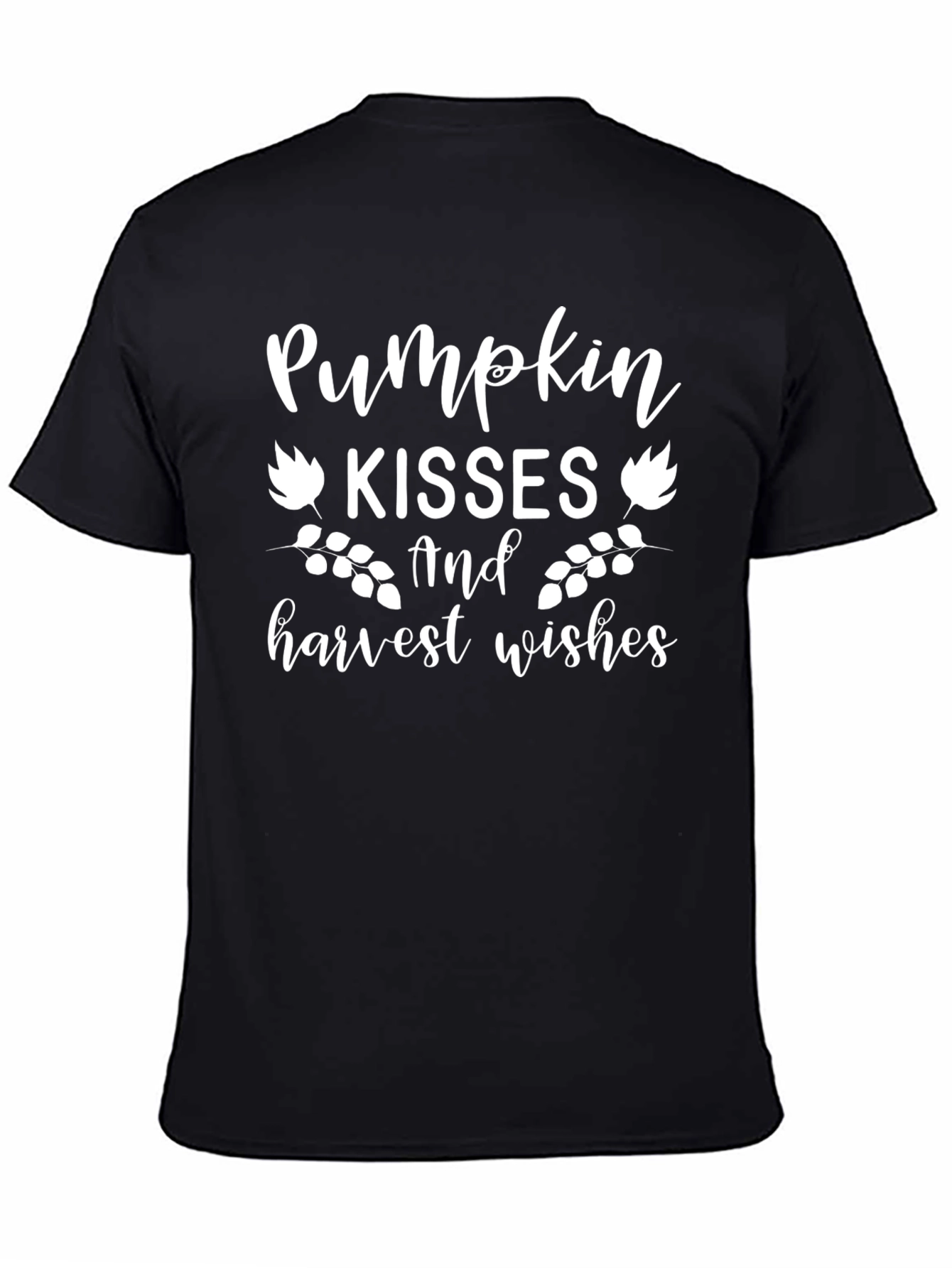 Pumpkin Kisses Harvest Wishes Graphic Tee