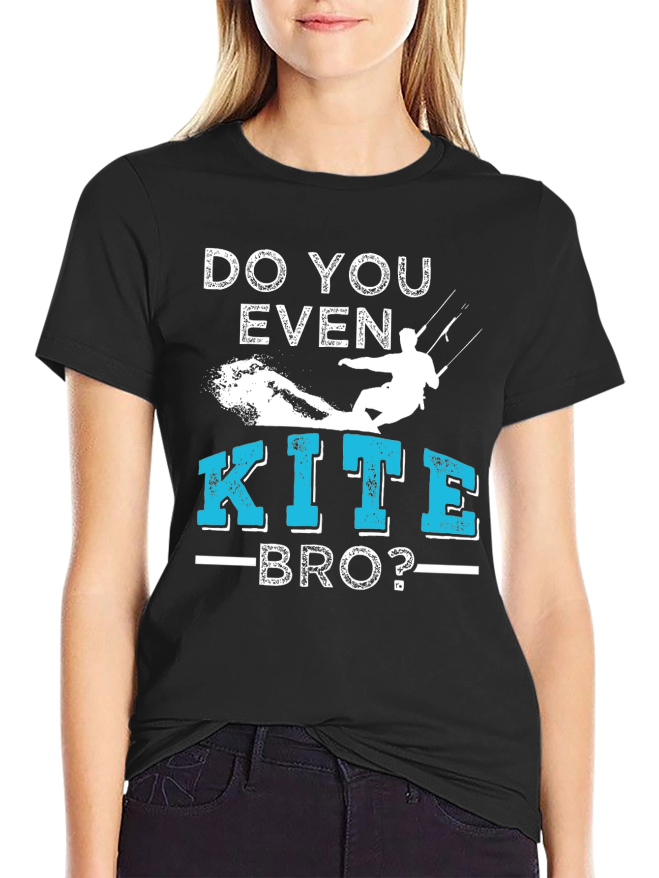 Do You Even Kite Bro? T-Shirt Kitesurfing Tee