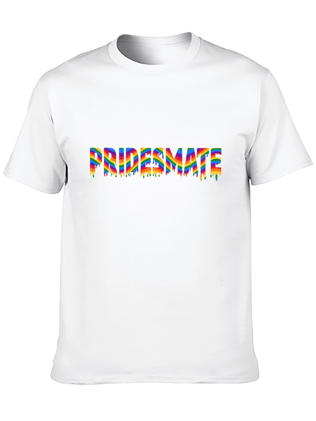 Pridesmate Rainbow Drip Graphic Tee