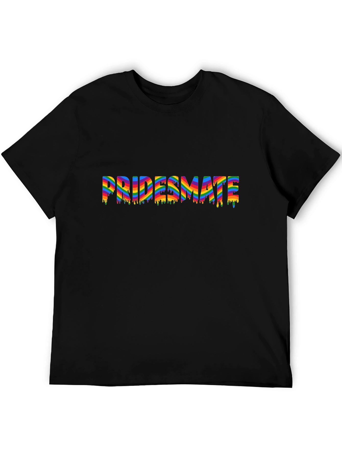 Pridesmate Rainbow Drip Graphic Tee
