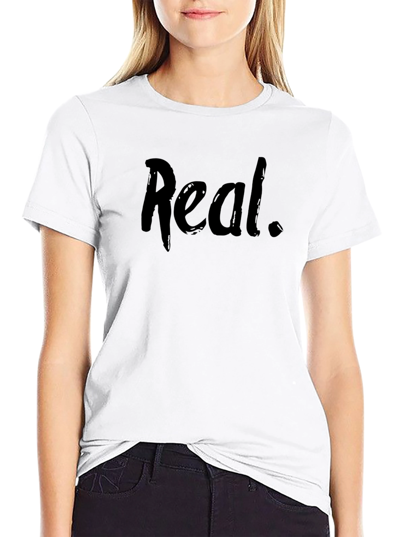 Real Black Graphic T-Shirt