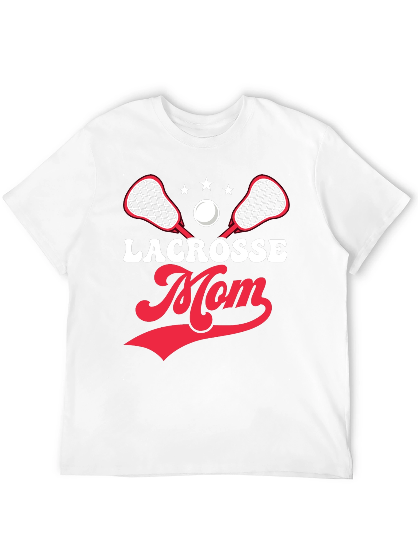 Lacrosse Mom Graphic Tee - Sporty Comfort