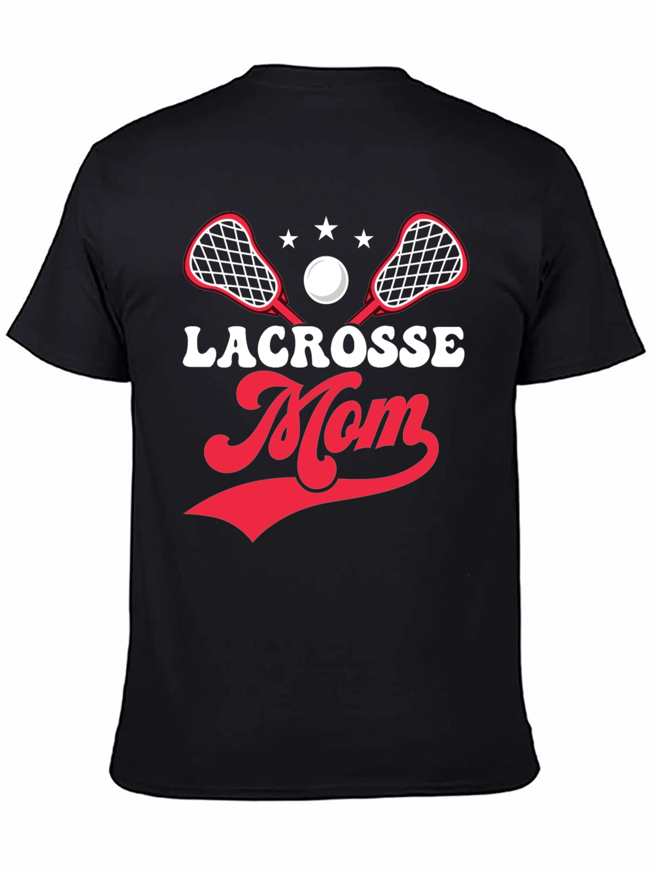 Lacrosse Mom Graphic Tee - Sporty Comfort
