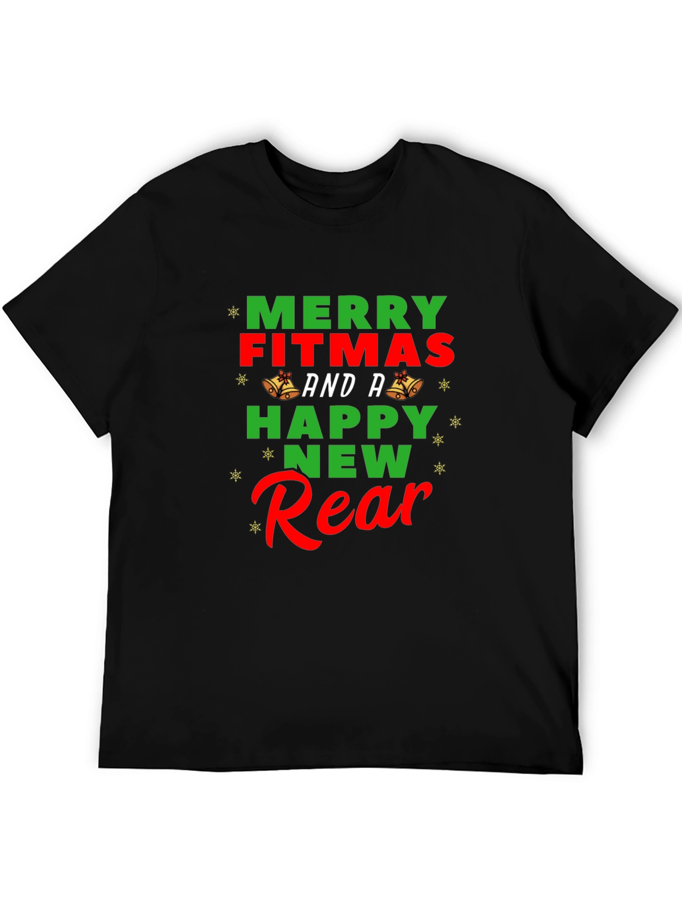 Merry Fitmas T-Shirt - Holiday Gym Humor Tee