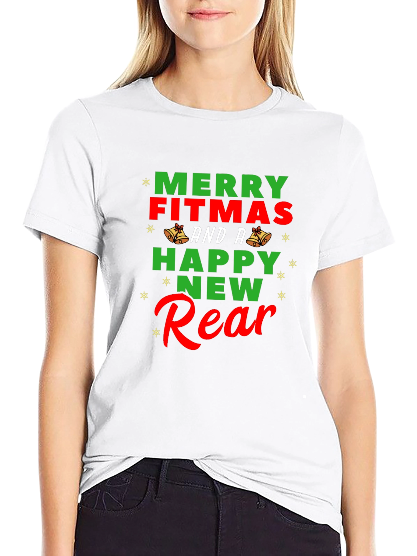 Merry Fitmas T-Shirt - Holiday Gym Humor Tee