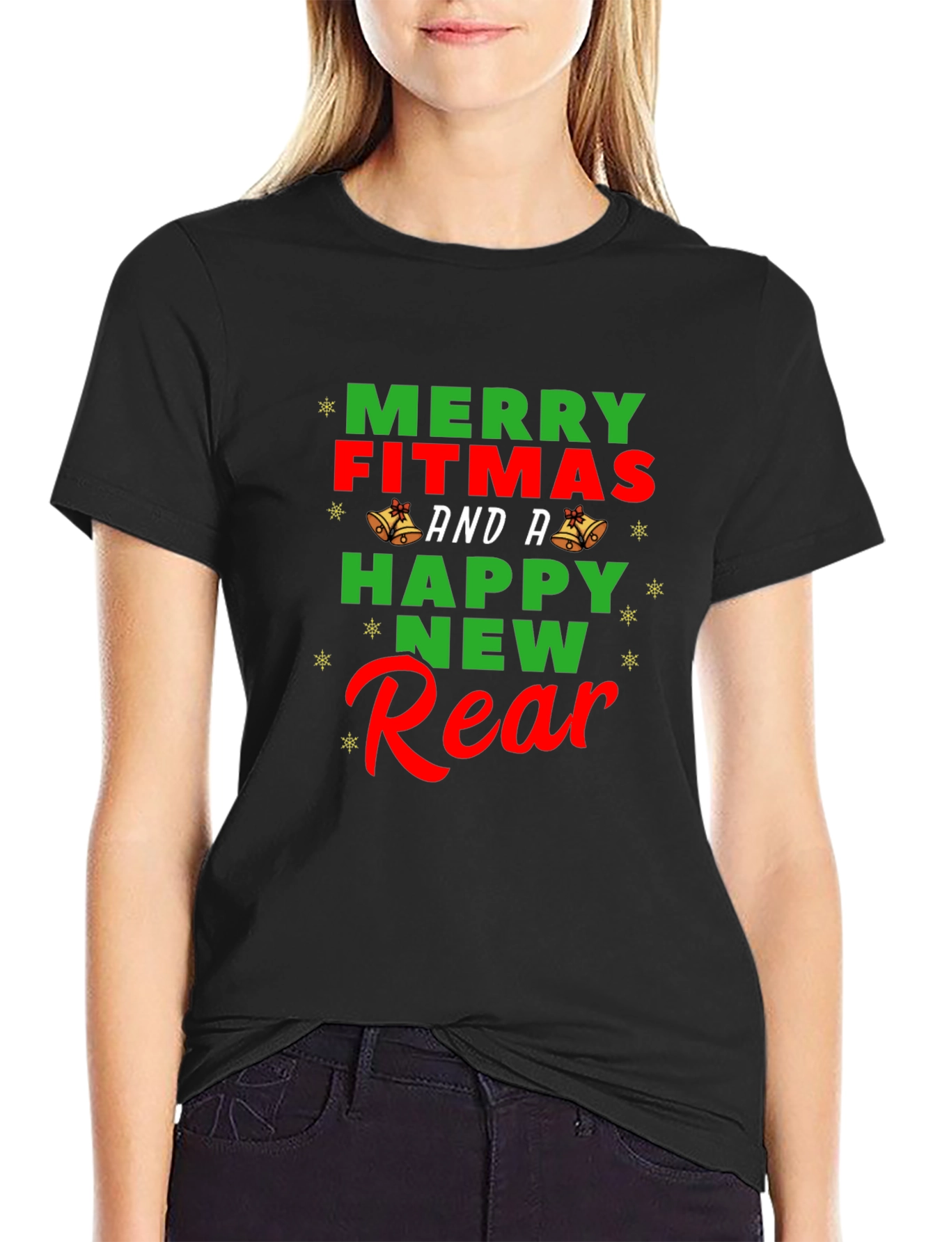 Merry Fitmas T-Shirt - Holiday Gym Humor Tee
