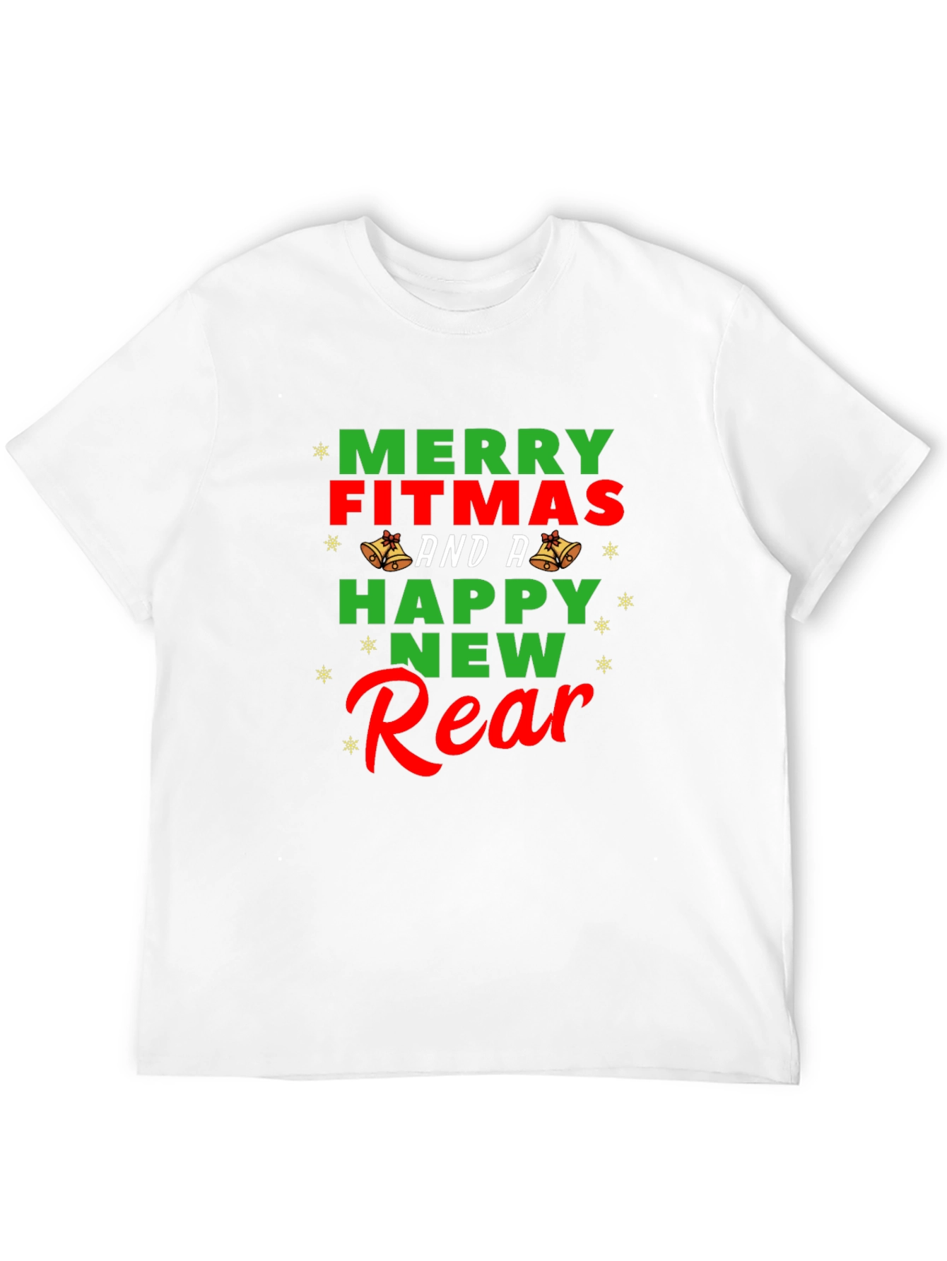 Merry Fitmas T-Shirt - Holiday Gym Humor Tee