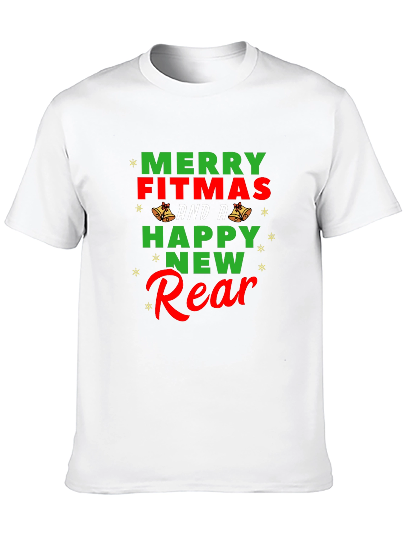Merry Fitmas T-Shirt - Holiday Gym Humor Tee