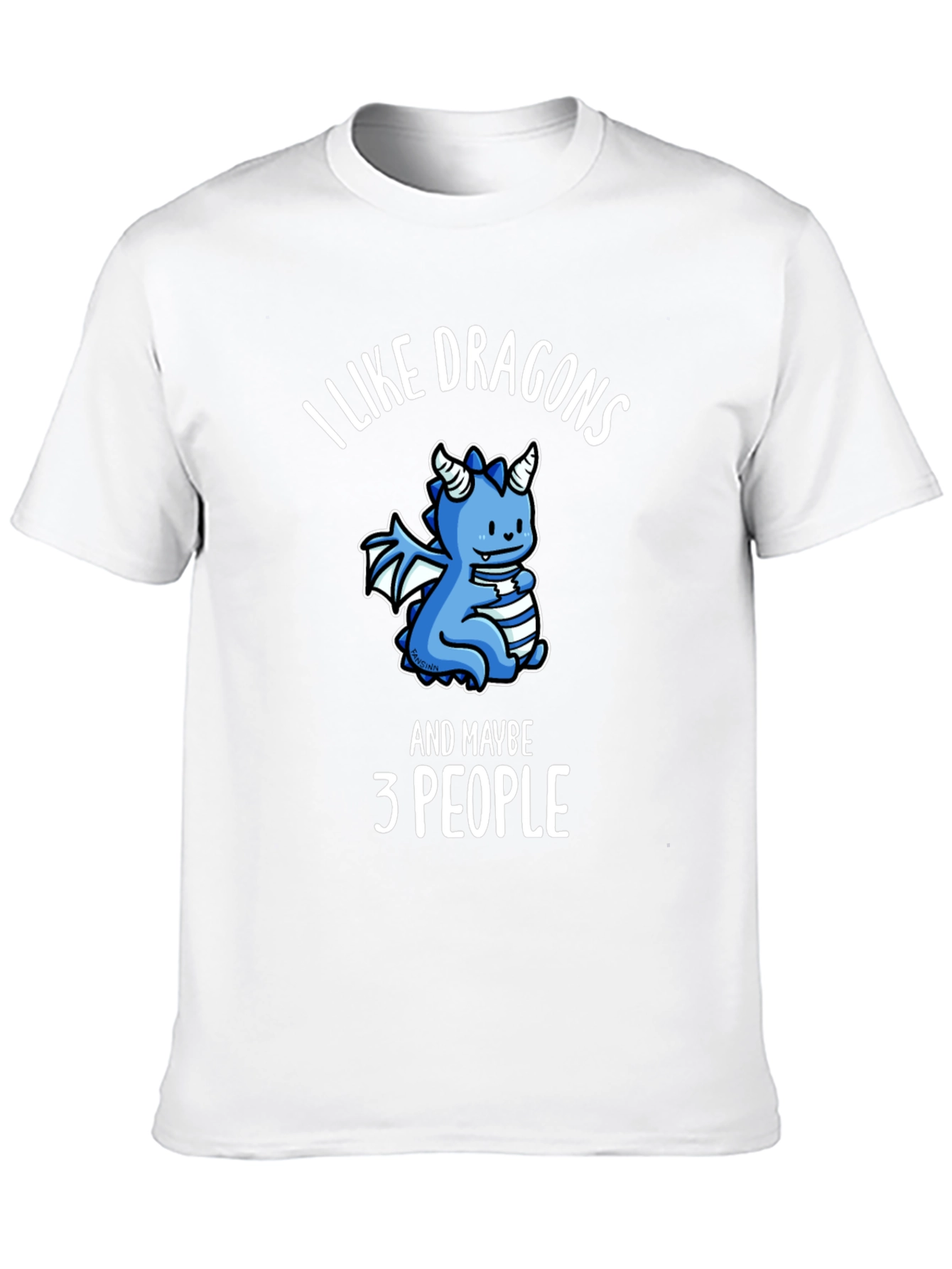 I Like Dragons Funny Graphic Tee