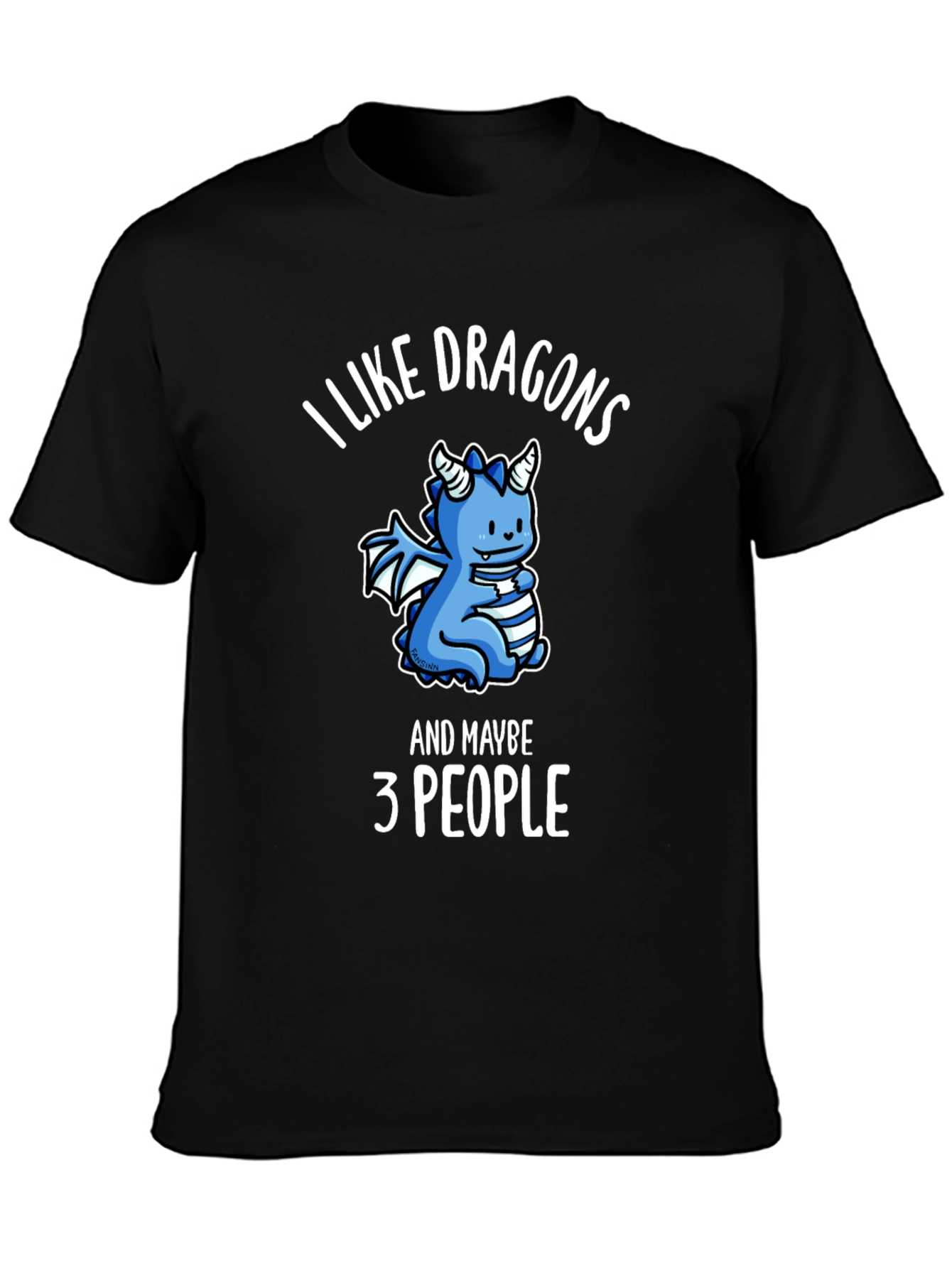 I Like Dragons Funny Graphic Tee