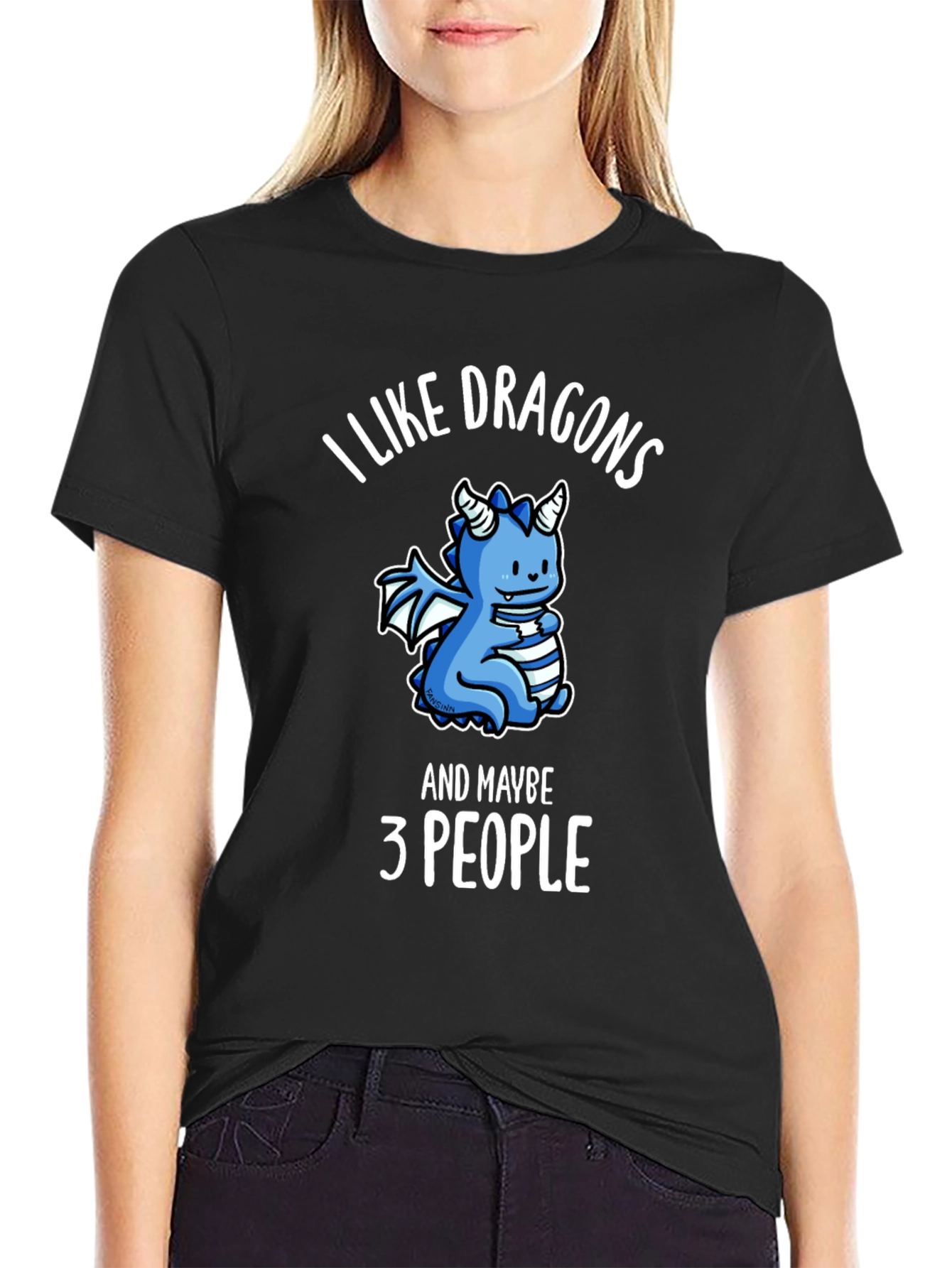 I Like Dragons Funny Graphic Tee