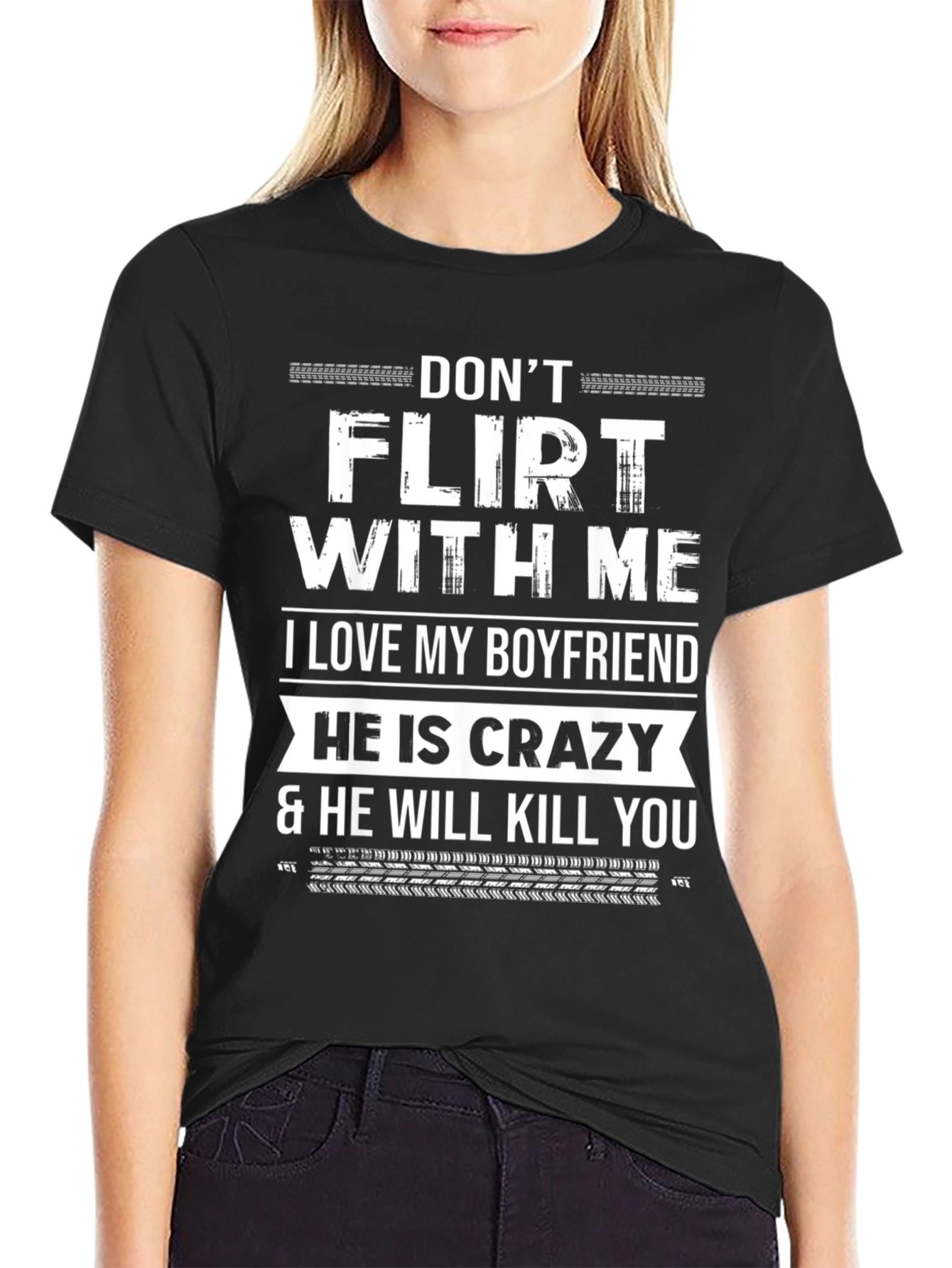 Dont Flirt With Me Boyfriend T-Shirt