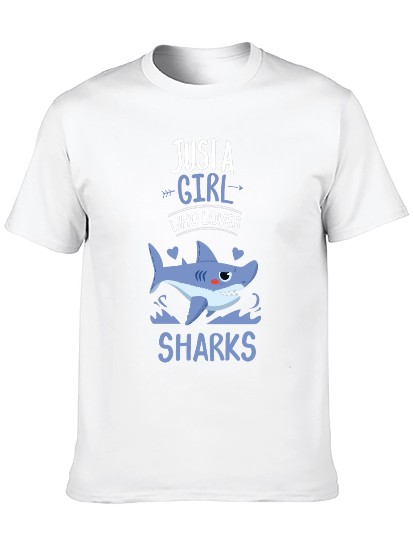 Just a Girl Who Loves Sharks T-Shirt