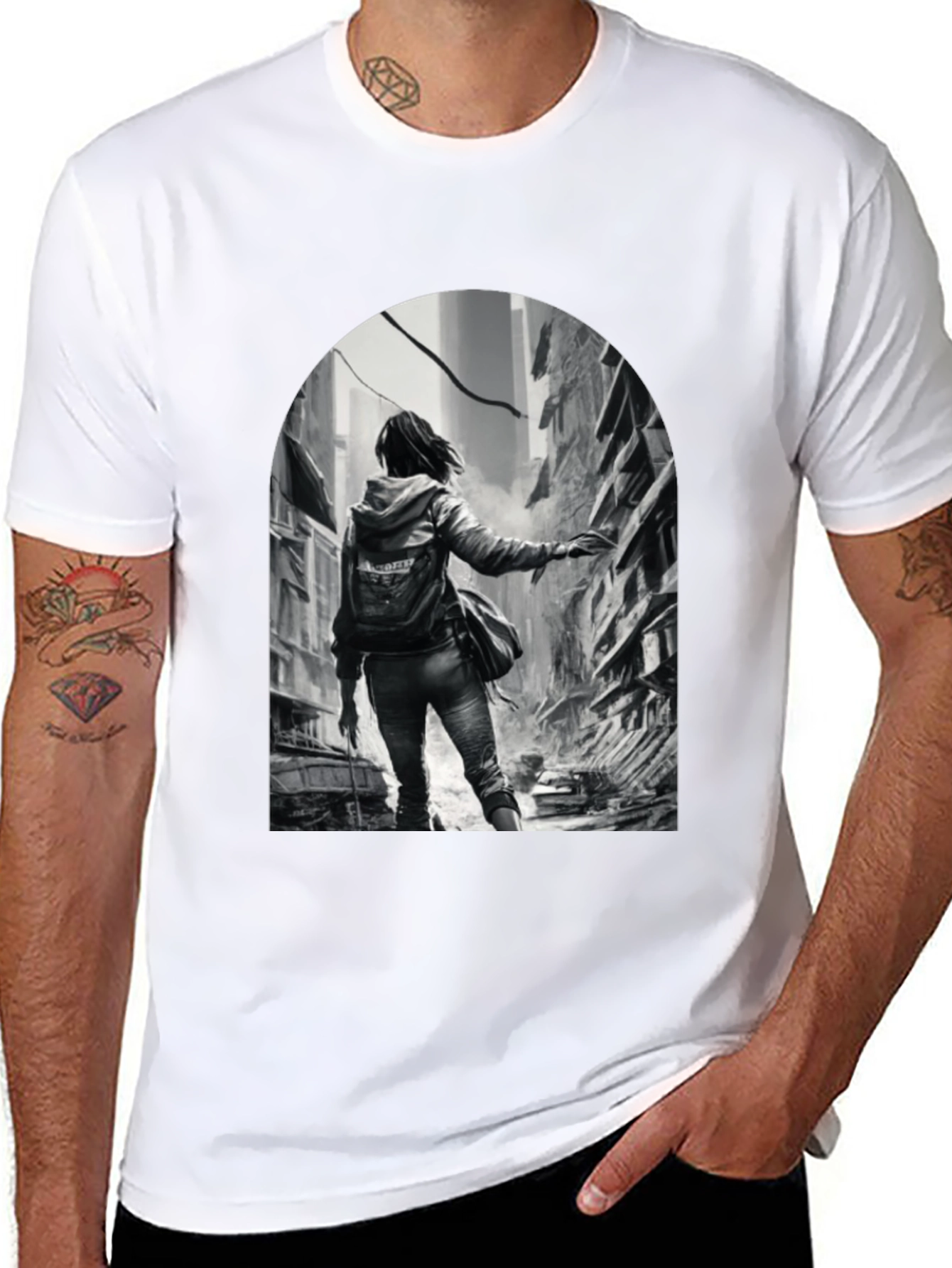 Apocalyptic Cityscape Tee