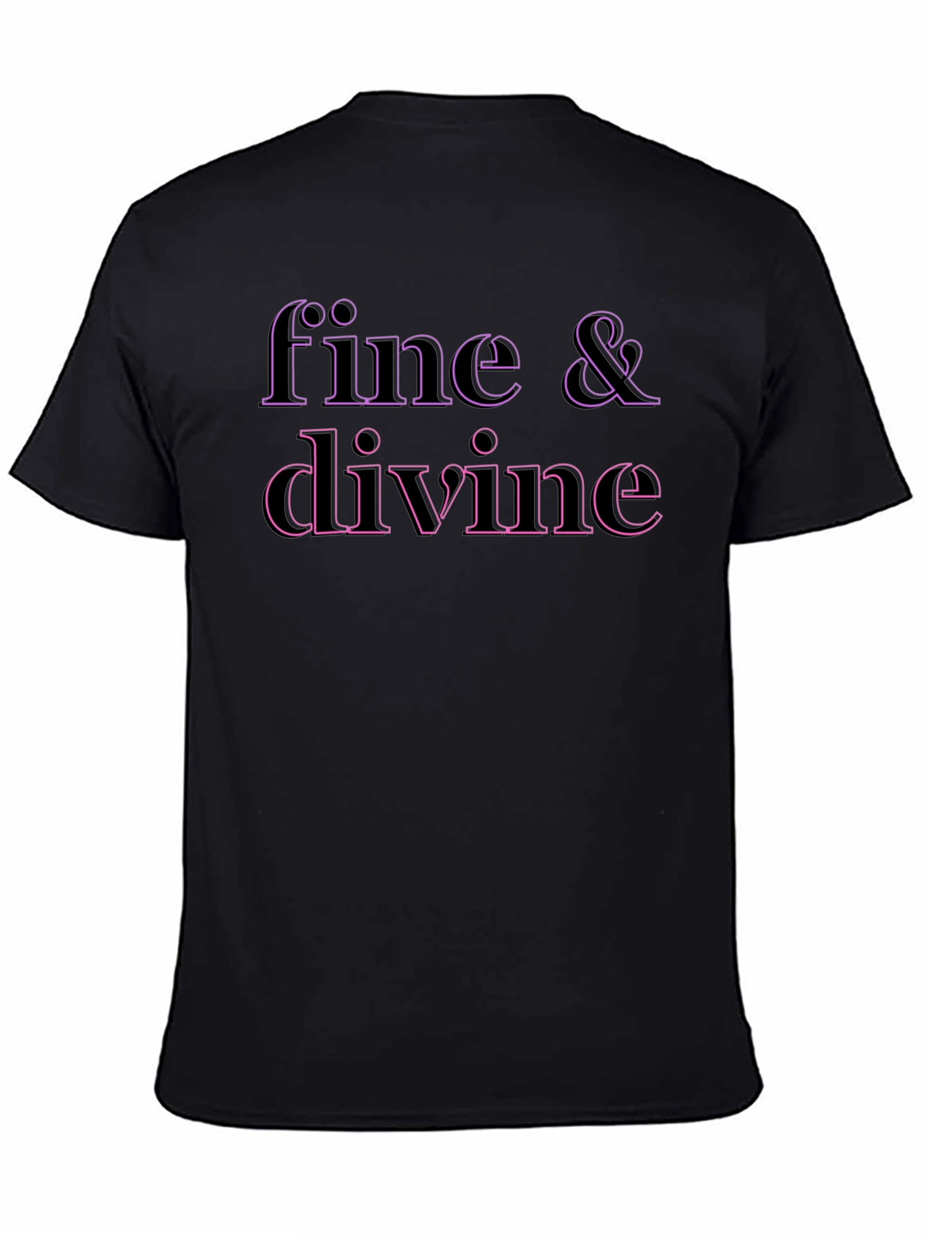 Fine & Divine Black T-Shirt