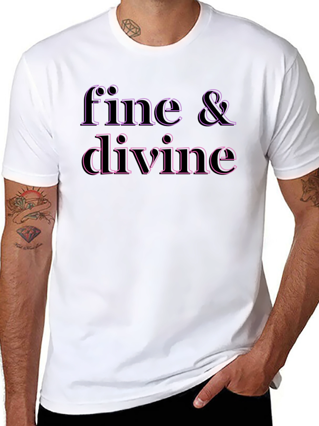 Fine & Divine Black T-Shirt