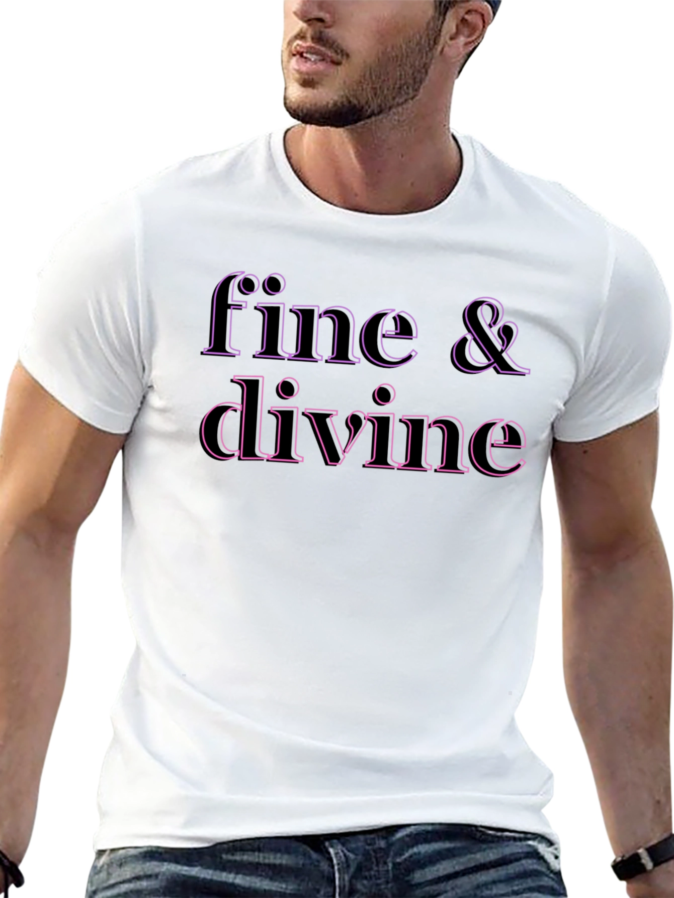 Fine & Divine Black T-Shirt