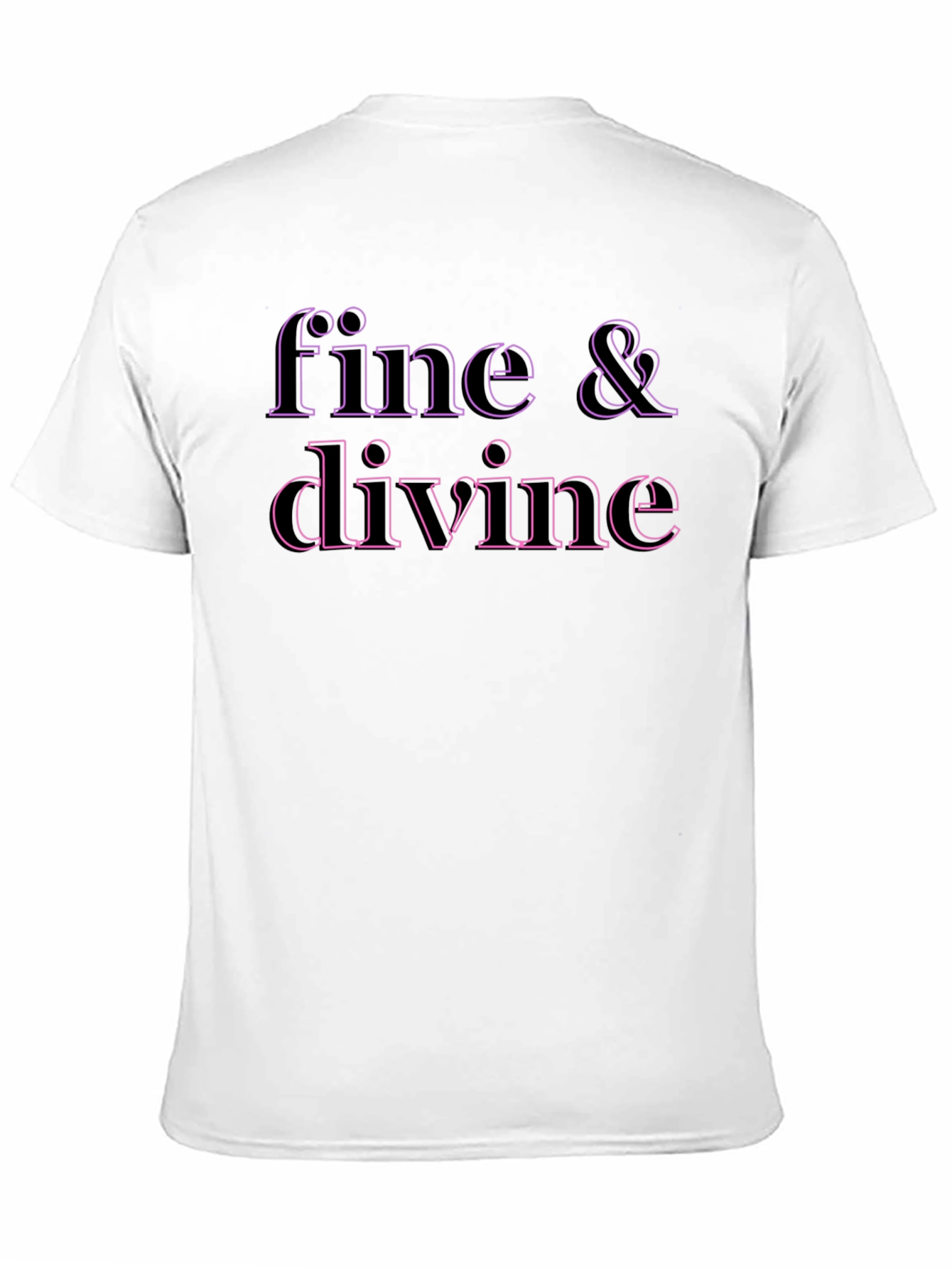 Fine & Divine Black T-Shirt