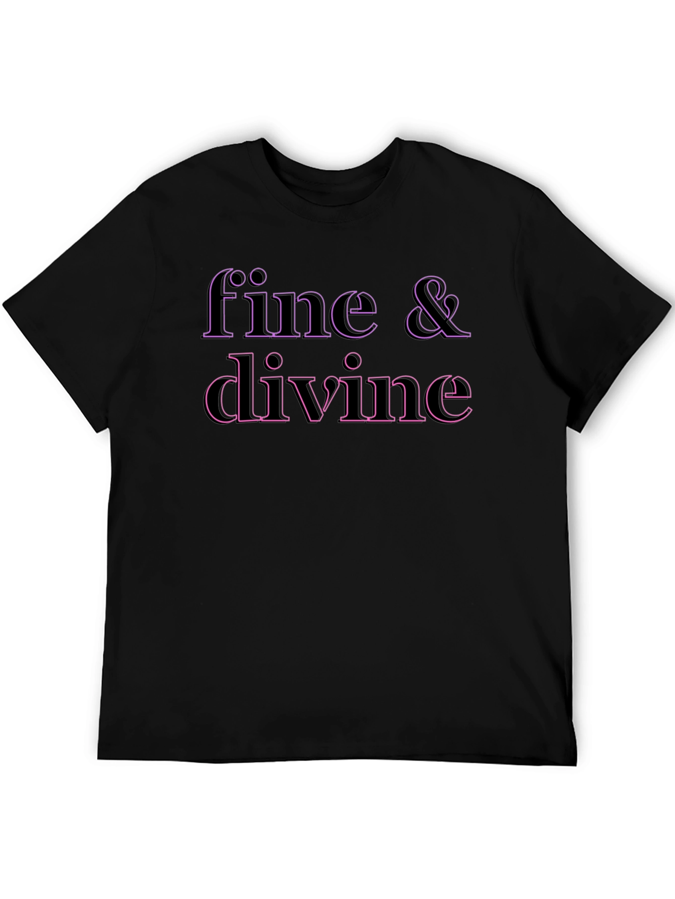 Fine & Divine Black T-Shirt