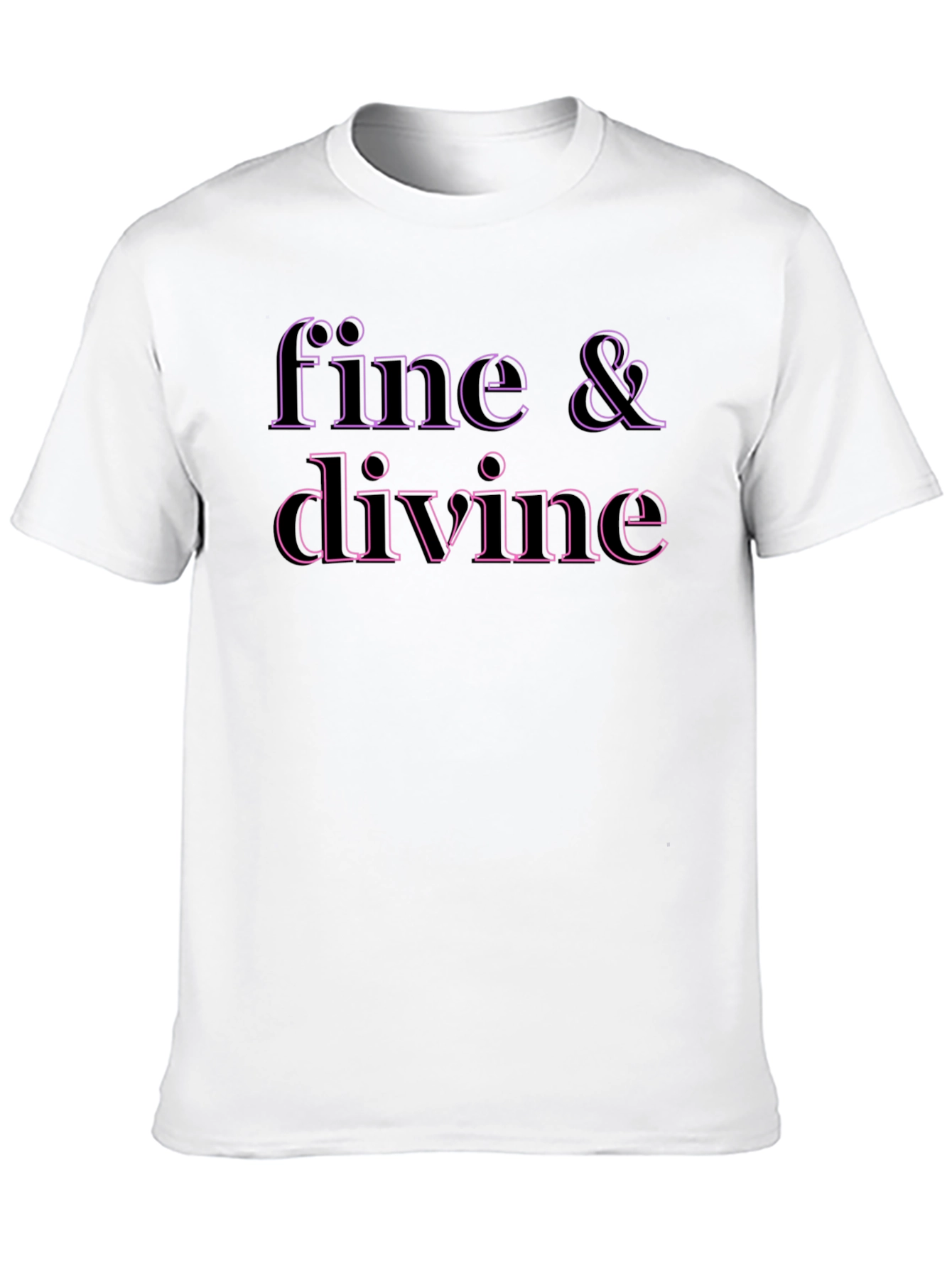 Fine & Divine Black T-Shirt