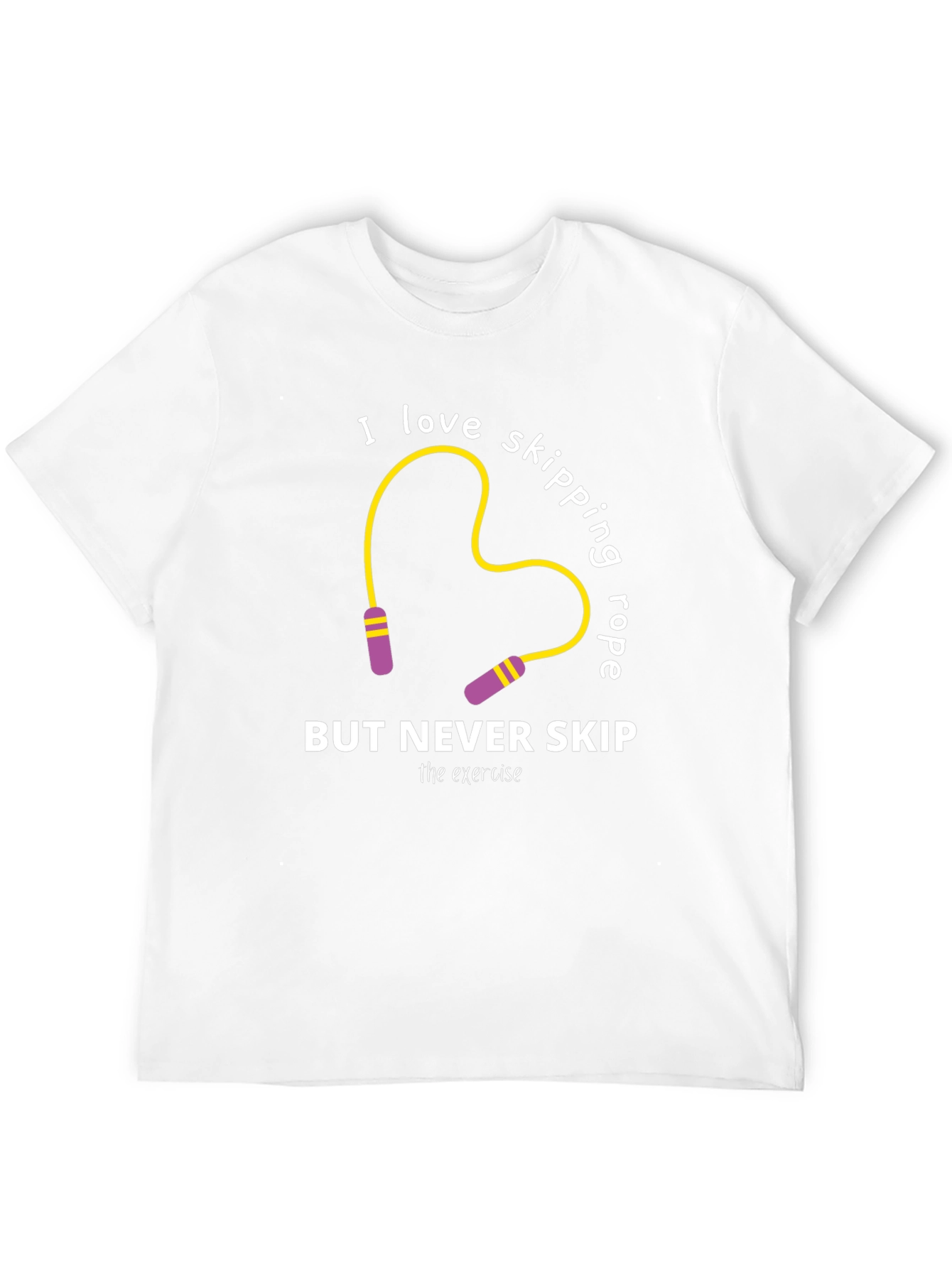Skipping Rope Workout T-Shirt - Never Skip Exercise