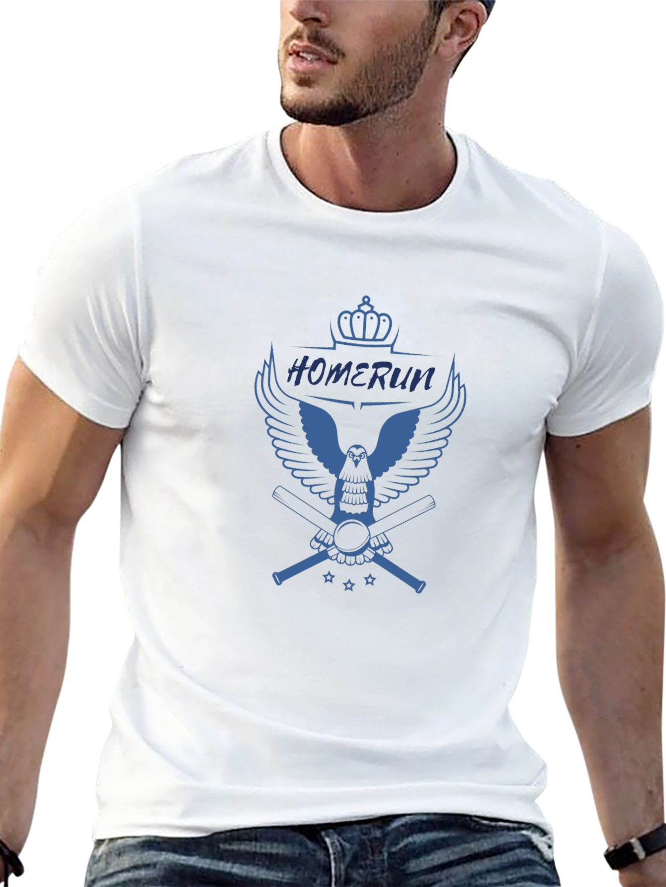 Home Run Eagle Graphic Tee