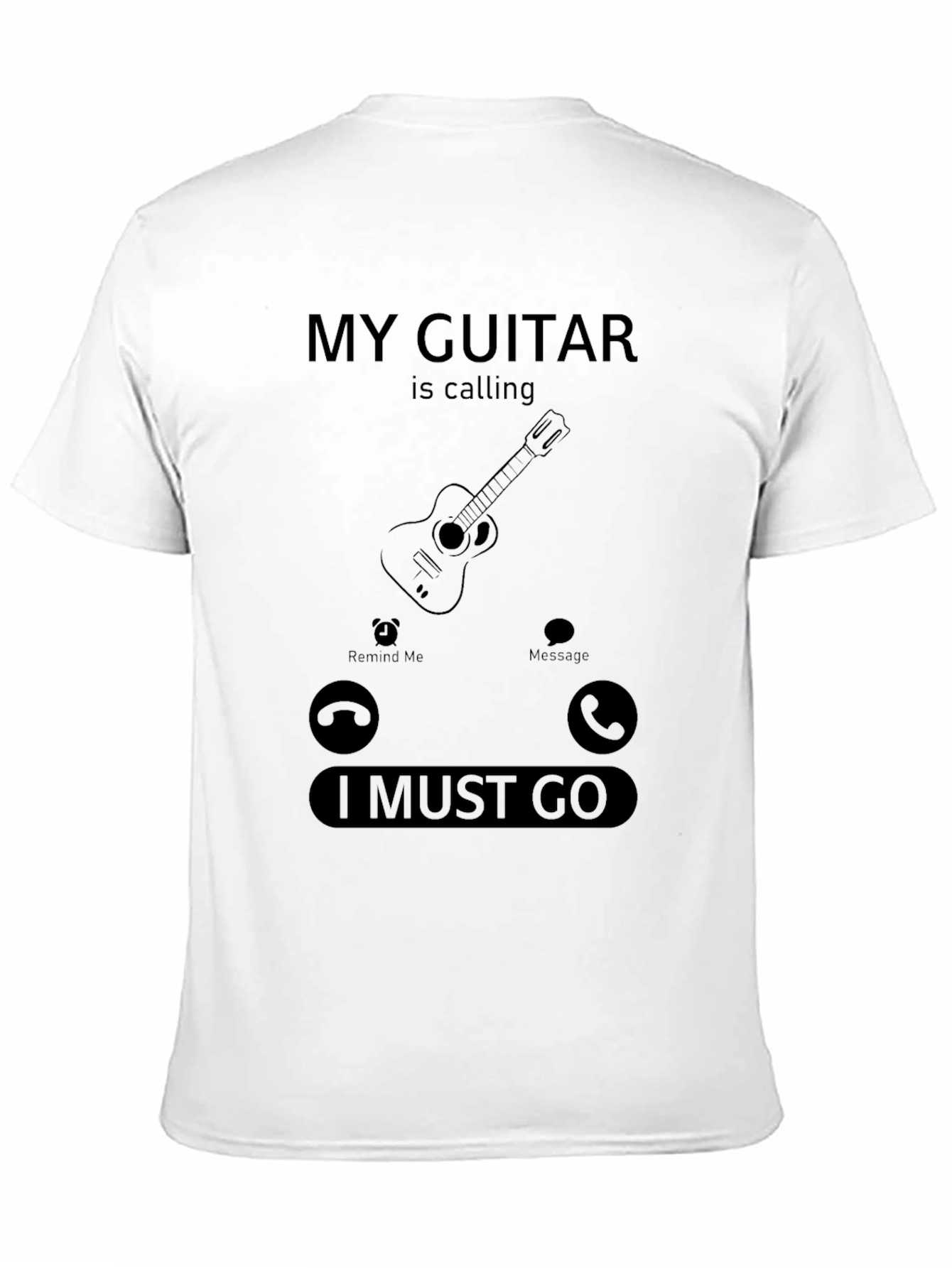 My Guitar Is Calling T-Shirt - Musician Tee