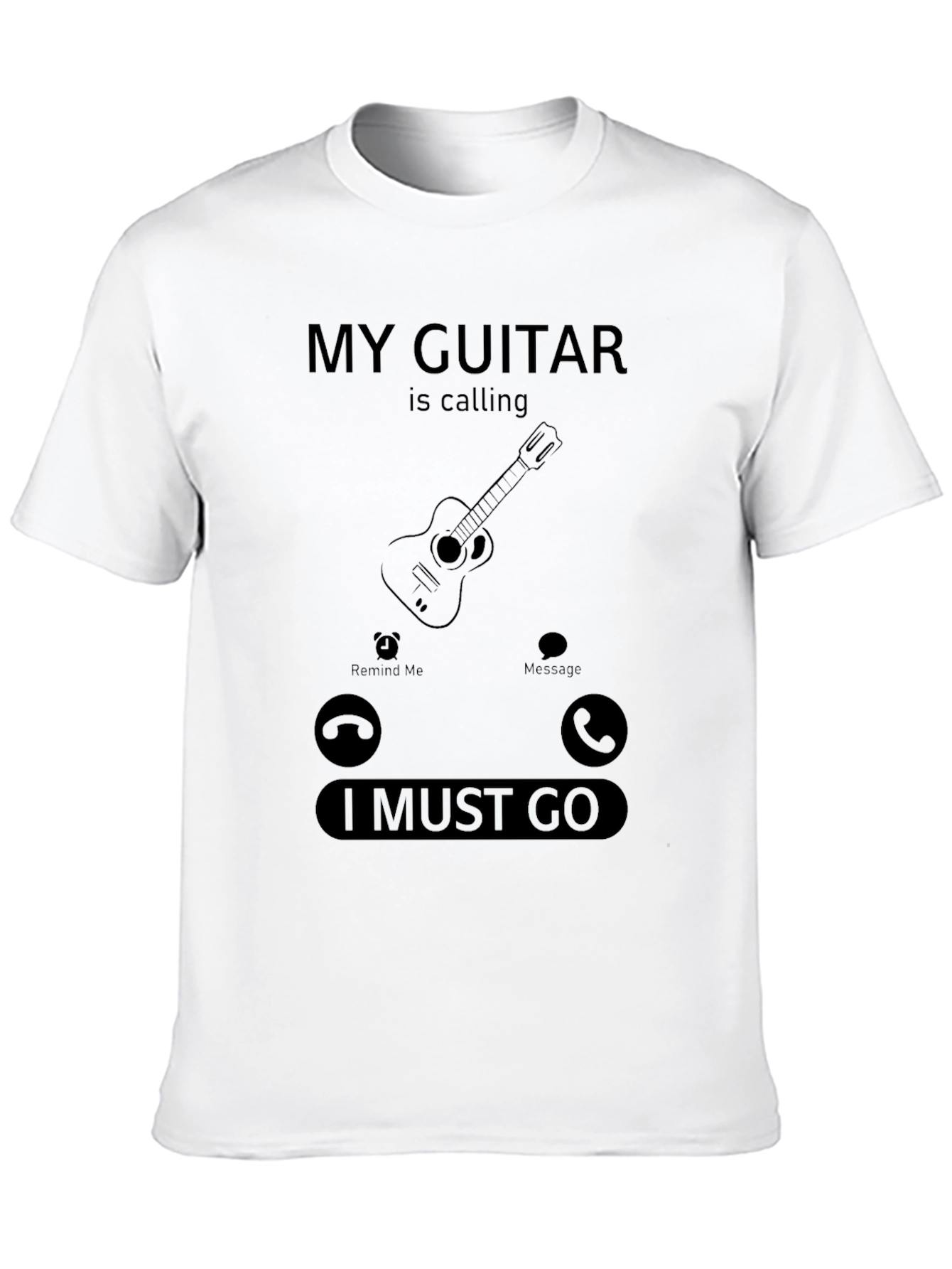 My Guitar Is Calling T-Shirt - Musician Tee