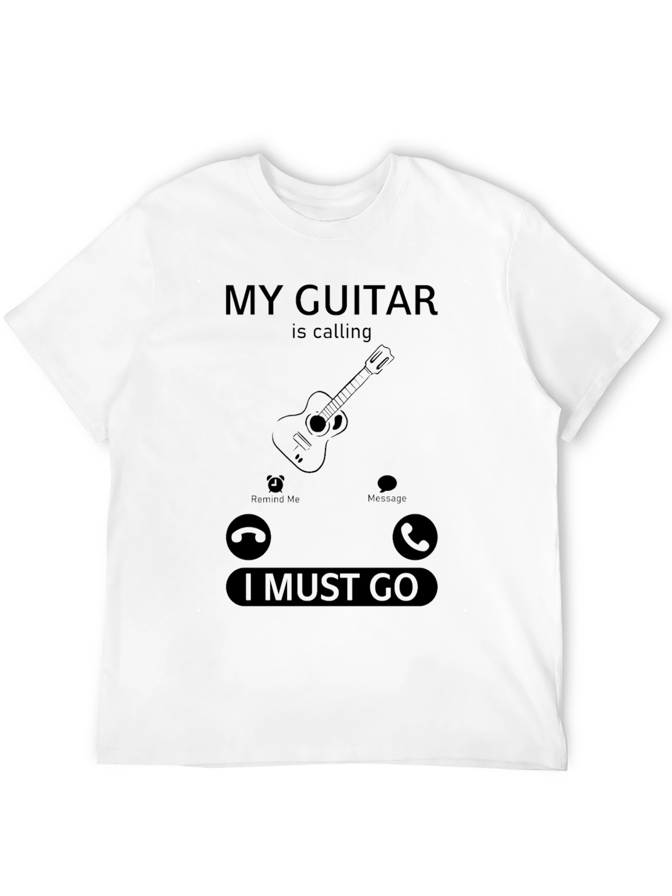 My Guitar Is Calling T-Shirt - Musician Tee